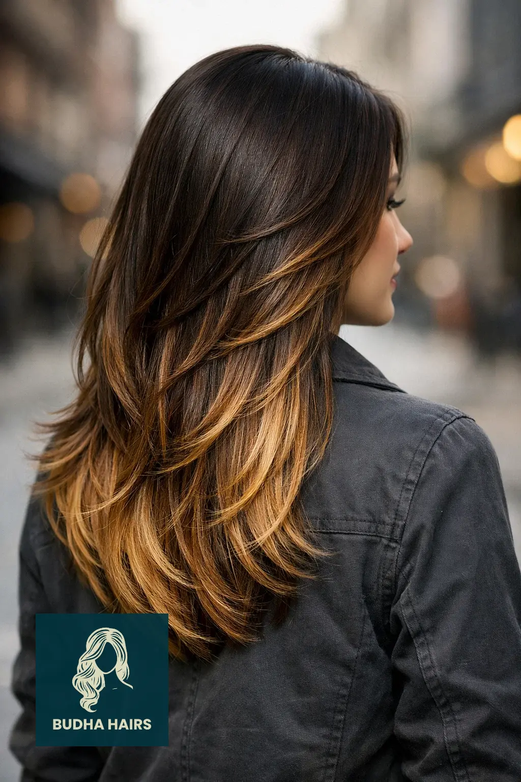 30 Warm Caramel Balayage with Honey Highlights to Try This Year 7 Rich Espresso with Honey-Dipped Tips