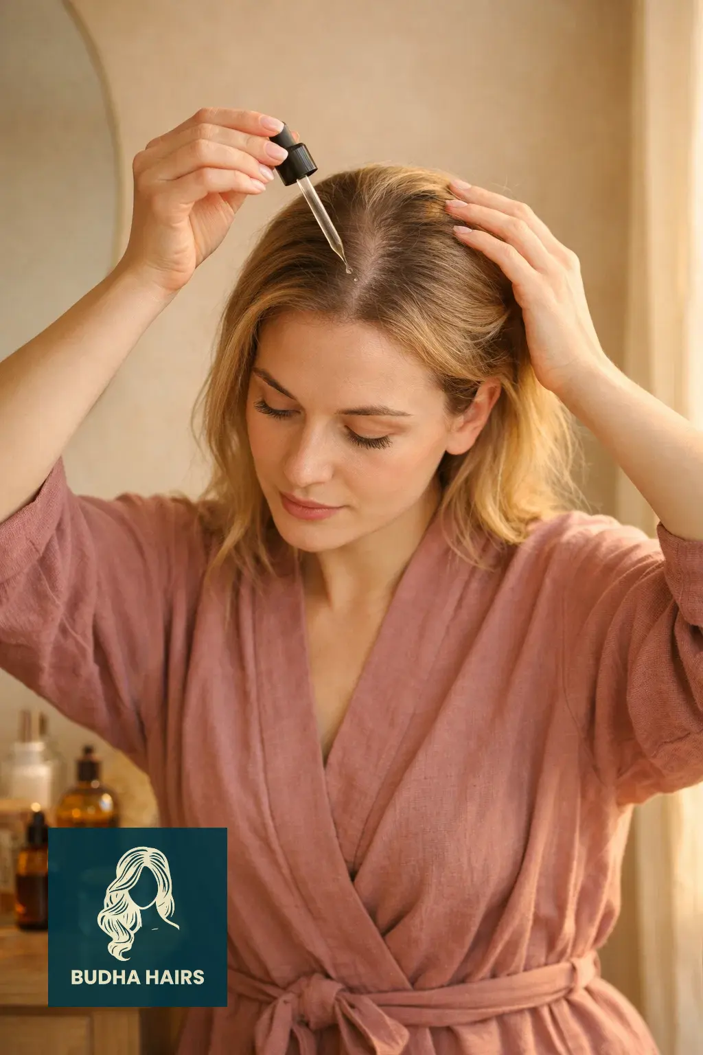 How to Stop Thinning Hair in Women: 20 Expert Solutions 4 Rosemary Oil Application