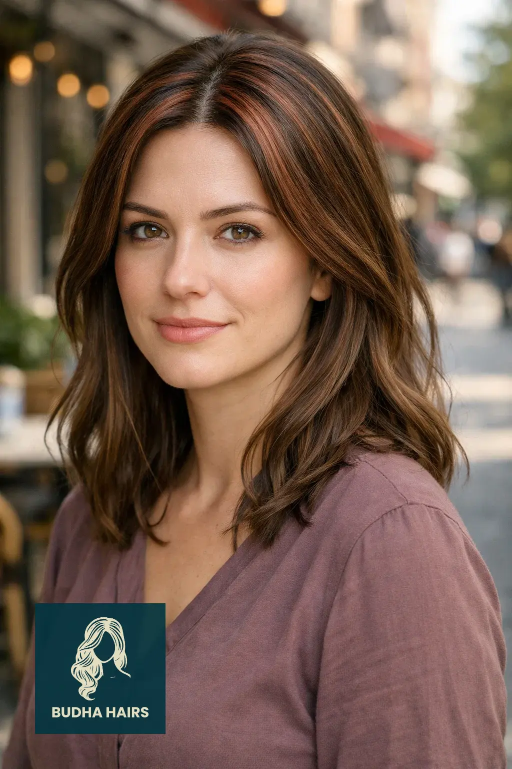 30 Best Pink Highlights in Brown Hair: Top Ideas for 2026 25 Rosy-Brown "T-Section"