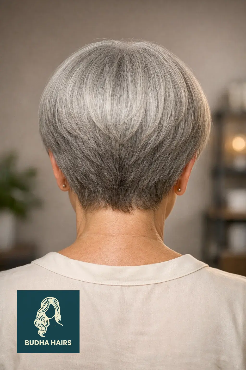 30 Short Hairstyles for Women Over 50 With Gray Hair That Look Chic 28 Rounded Silver Bowl Cut