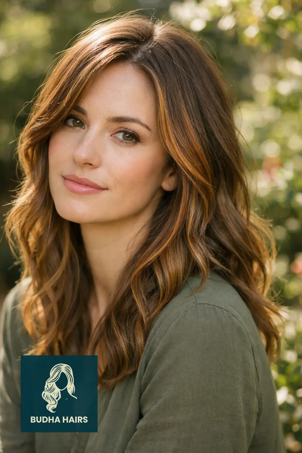 30 Best Red Copper Balayage Ideas for a High-Fashion Look 22 Sandy Mocha with Copper Face-Framing Ribbons