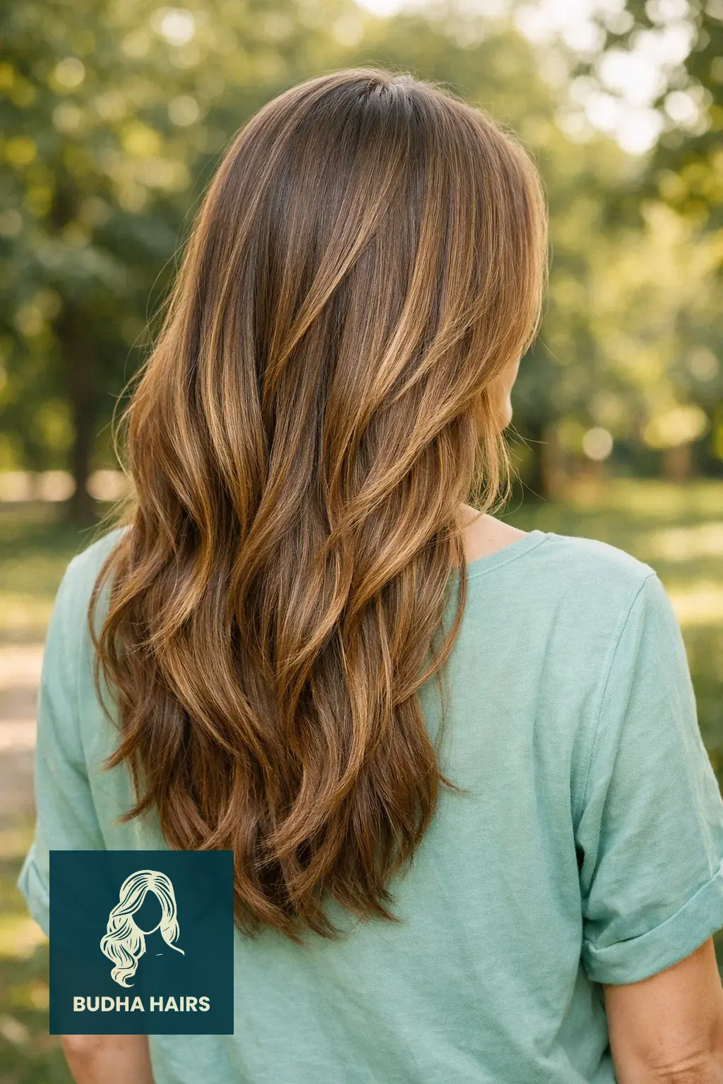 30 Best Honey Brown Balayage Ideas for an Expensive Look 10 Sandy Walnut with "Honey-Dust" Highlights