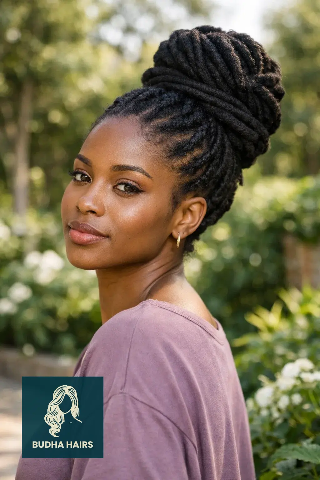 30 Chic Elegant Hairstyles for Black Women That Exude Confidence 25 Sculptural Loc Bun