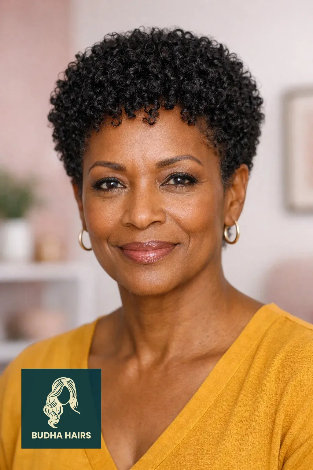 35 Beautiful Weave Hairstyles for Older Black Women That Look Timeless 5 Short Curly Crop