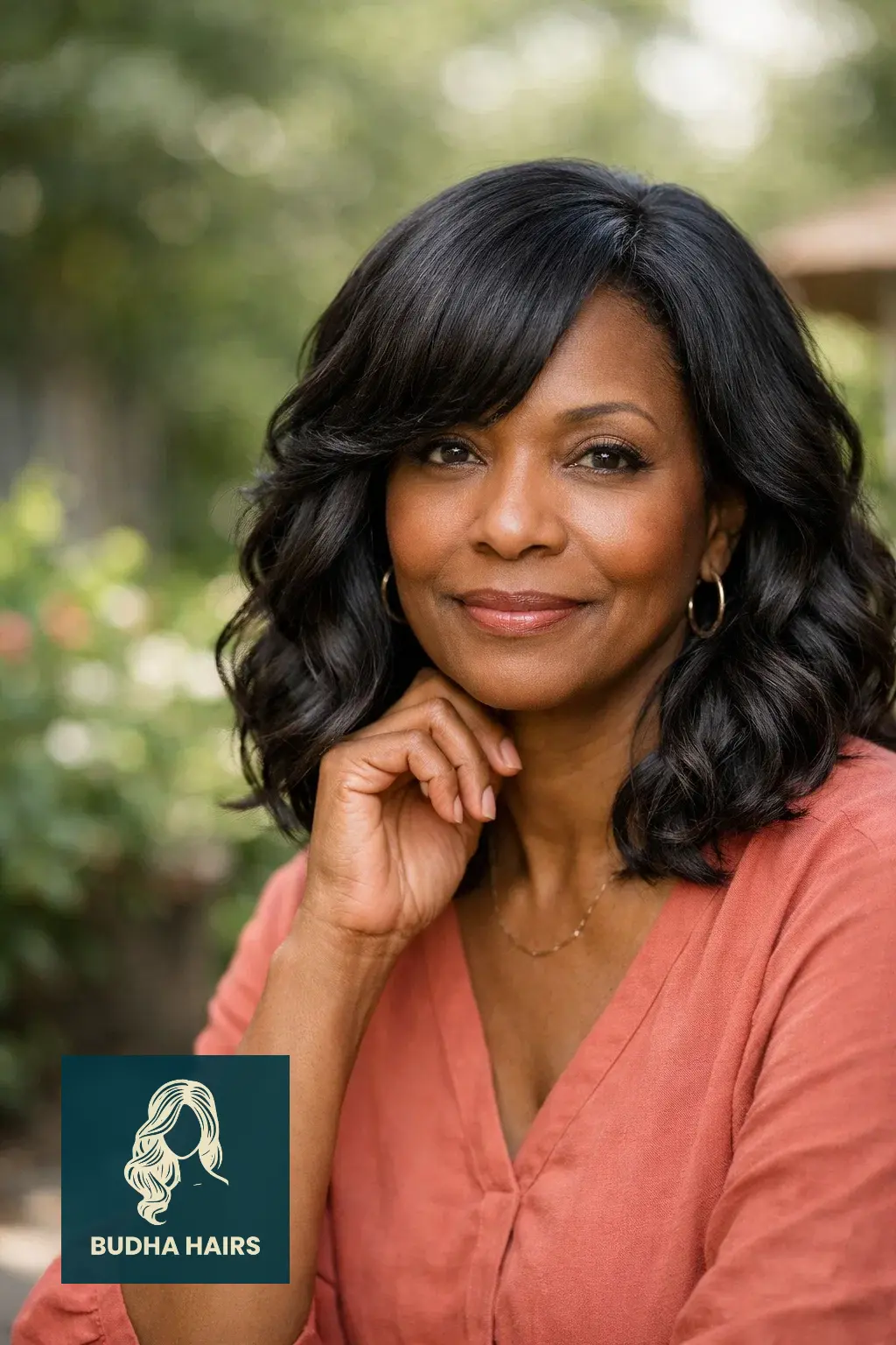 35 Beautiful Weave Hairstyles for Older Black Women That Look Timeless 3 Shoulder-Length Body Waves