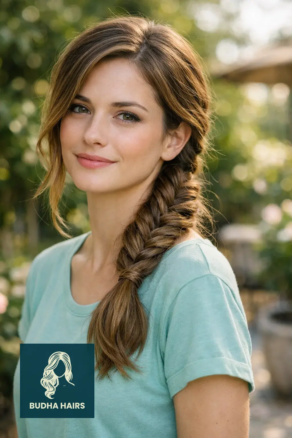 30 Bridal Shower Hairstyles for the Bride That Look Stunning 29 Side Fishtail Braid into a Low Pony
