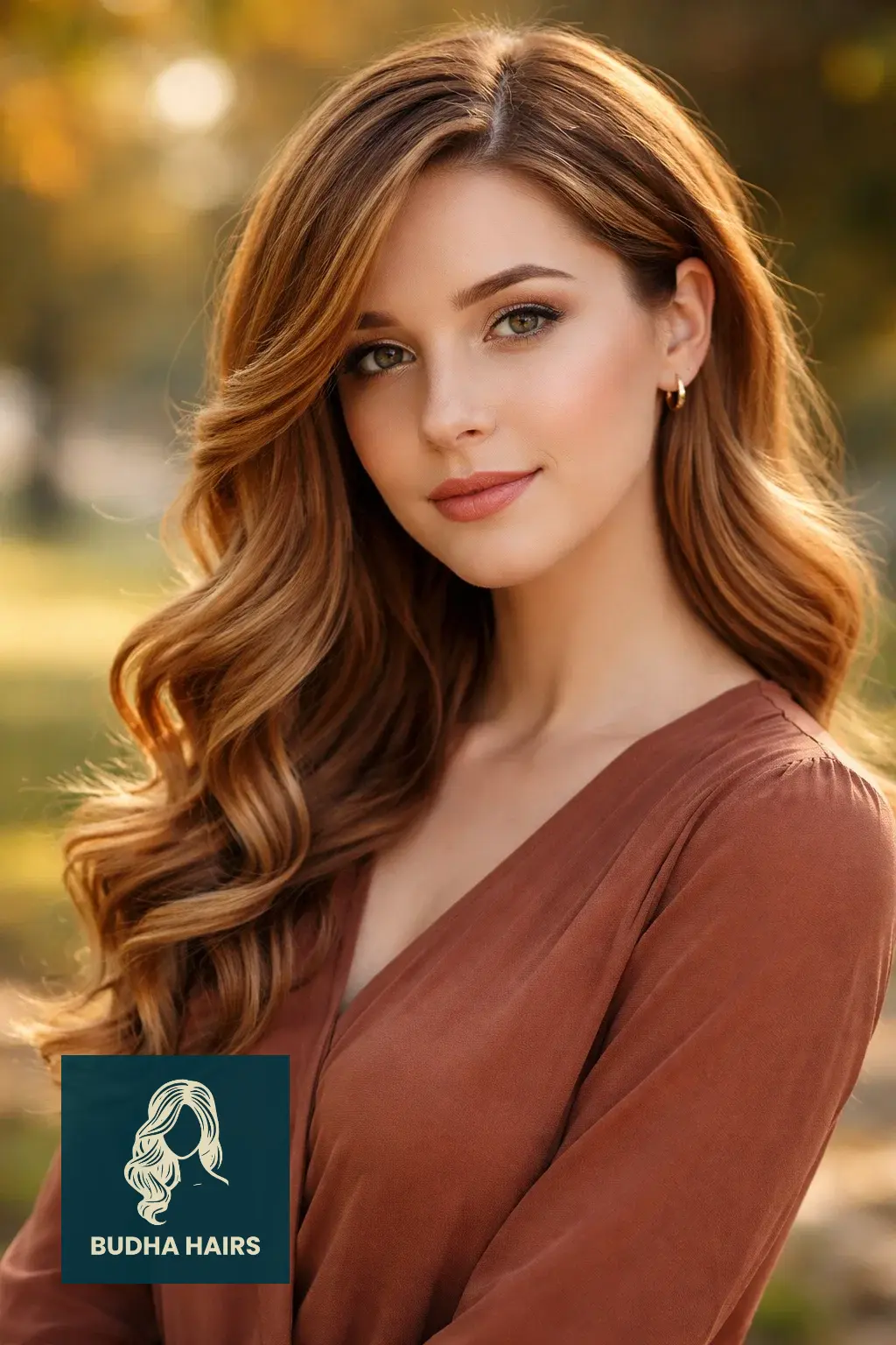 Strawberry Blonde Balayage: 25 Stunning Ideas for a 2026 Glow 15 Side-Swept Curls with Warm Red Tones