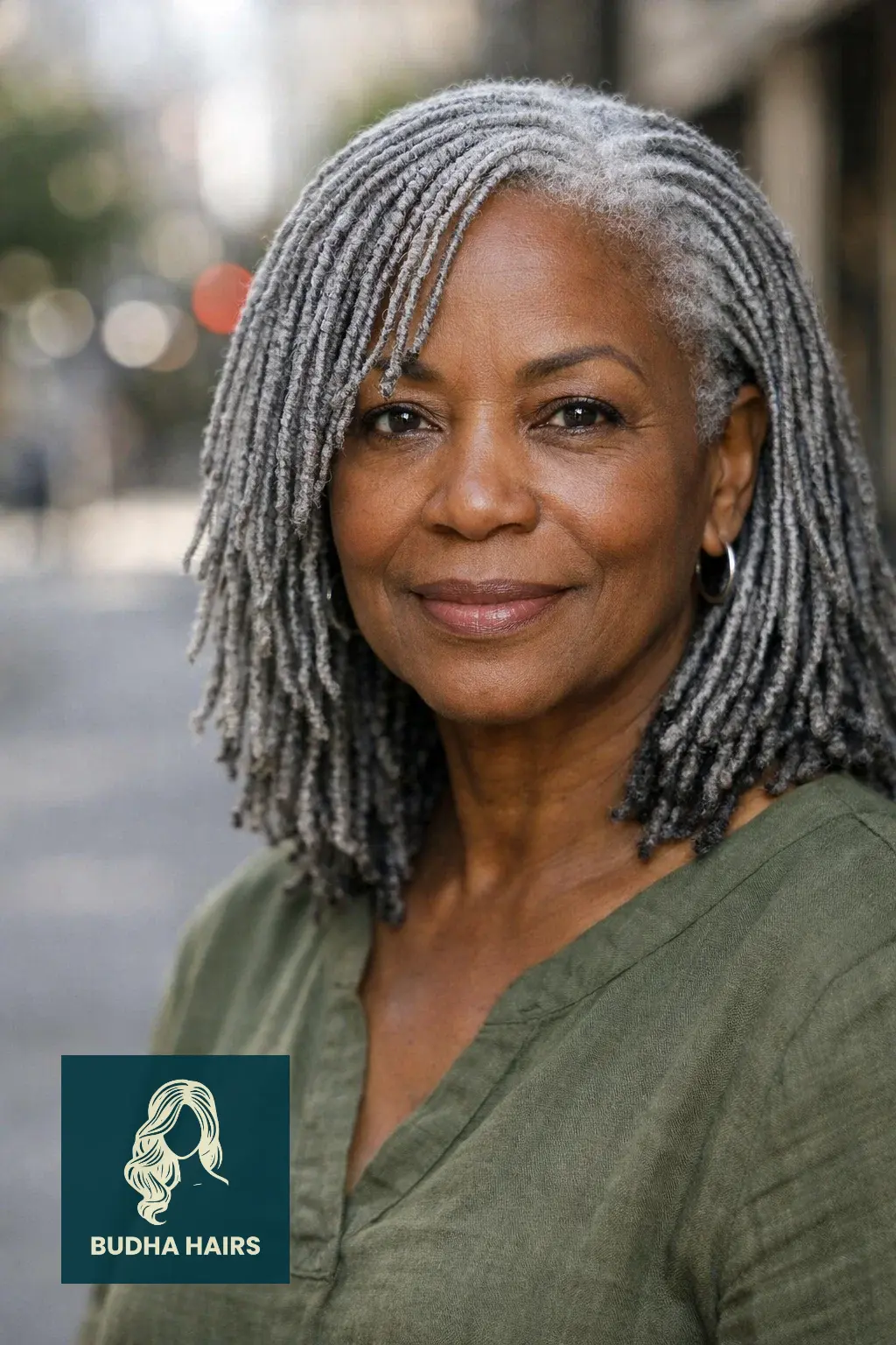 30 Stunning Hairstyles for Older Black Women with Gray Hair You’ll Love 3 Silver Sisterlocks