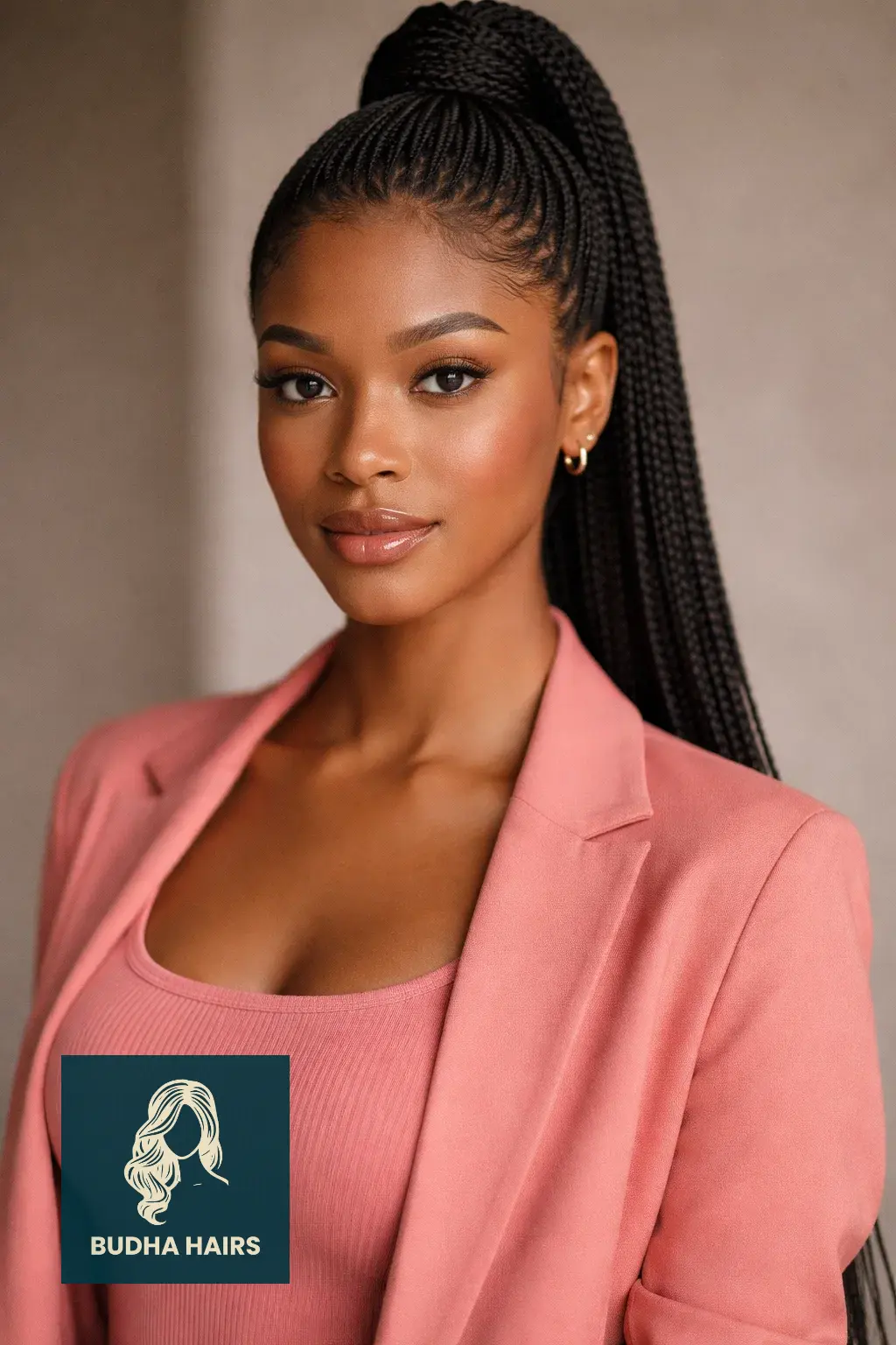30 Chic Elegant Hairstyles for Black Women That Exude Confidence 12 Sleek Braided High Ponytail