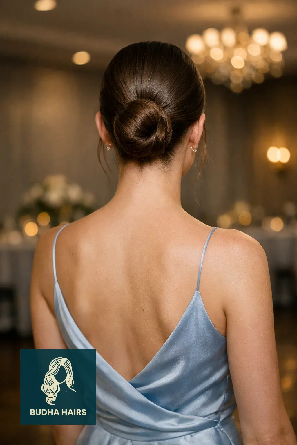 30 Stunning Prom Hairstyles for Medium Length Hair (2026 Trends) 24 Sleek High Bun with Middle Part