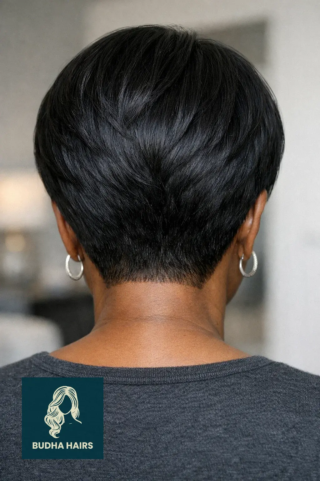 25 Stunning Bob Hairstyles for Older Black Women to Refresh Your Look 4 Sleek Inverted Bob (Stacked Bob)