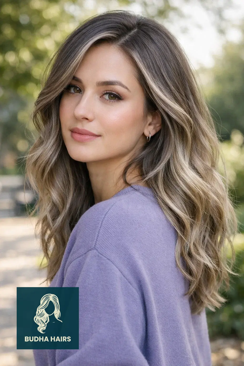30 Winter Balayage Ideas for Brunettes with Cozy, Dark Tones 25 Smokey Ash-Brown and Pearl Balayage