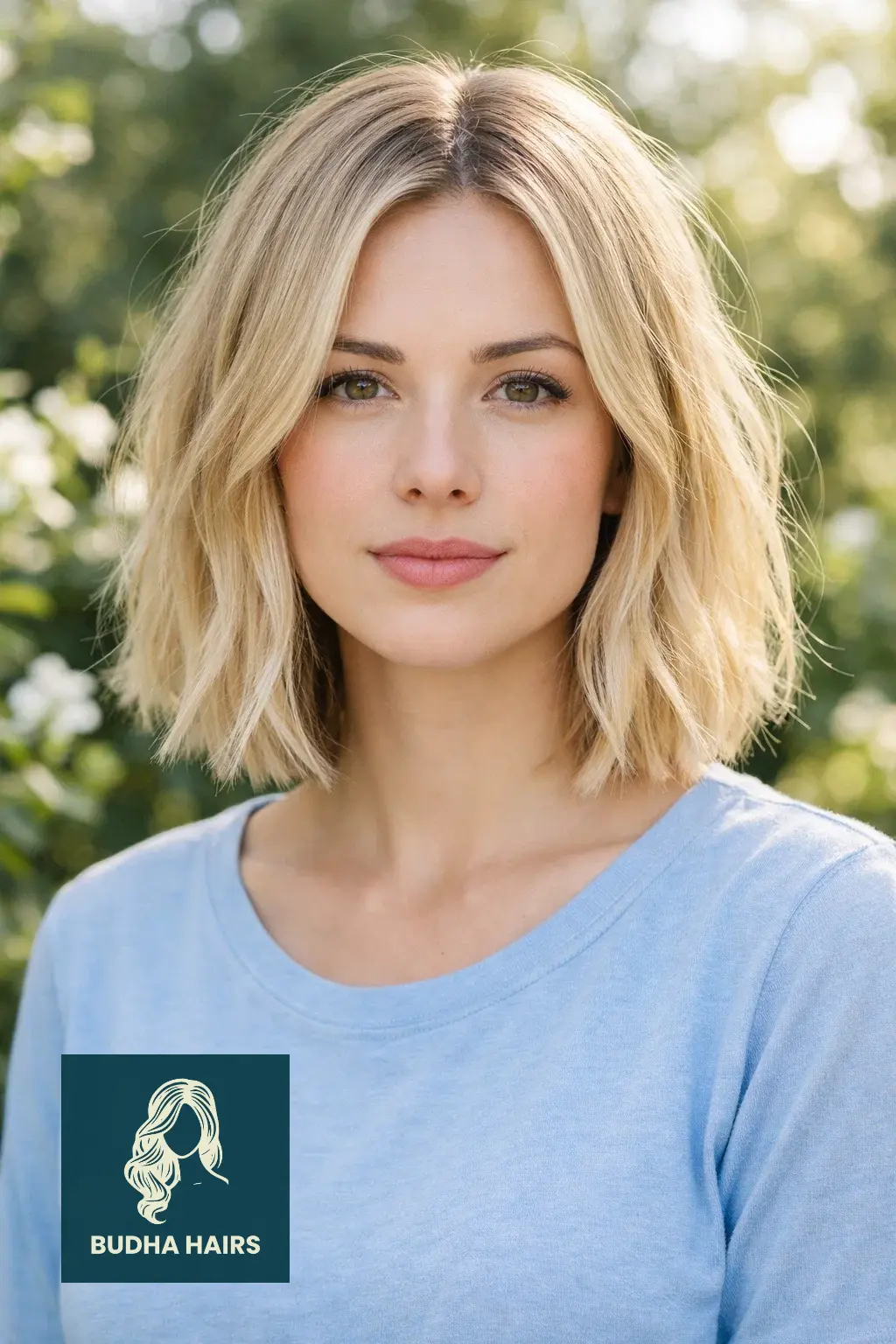 30 Cute Lob Hairstyles for Thin Hair 16 Soft Blunt Lob with a "Barely-There" Wave