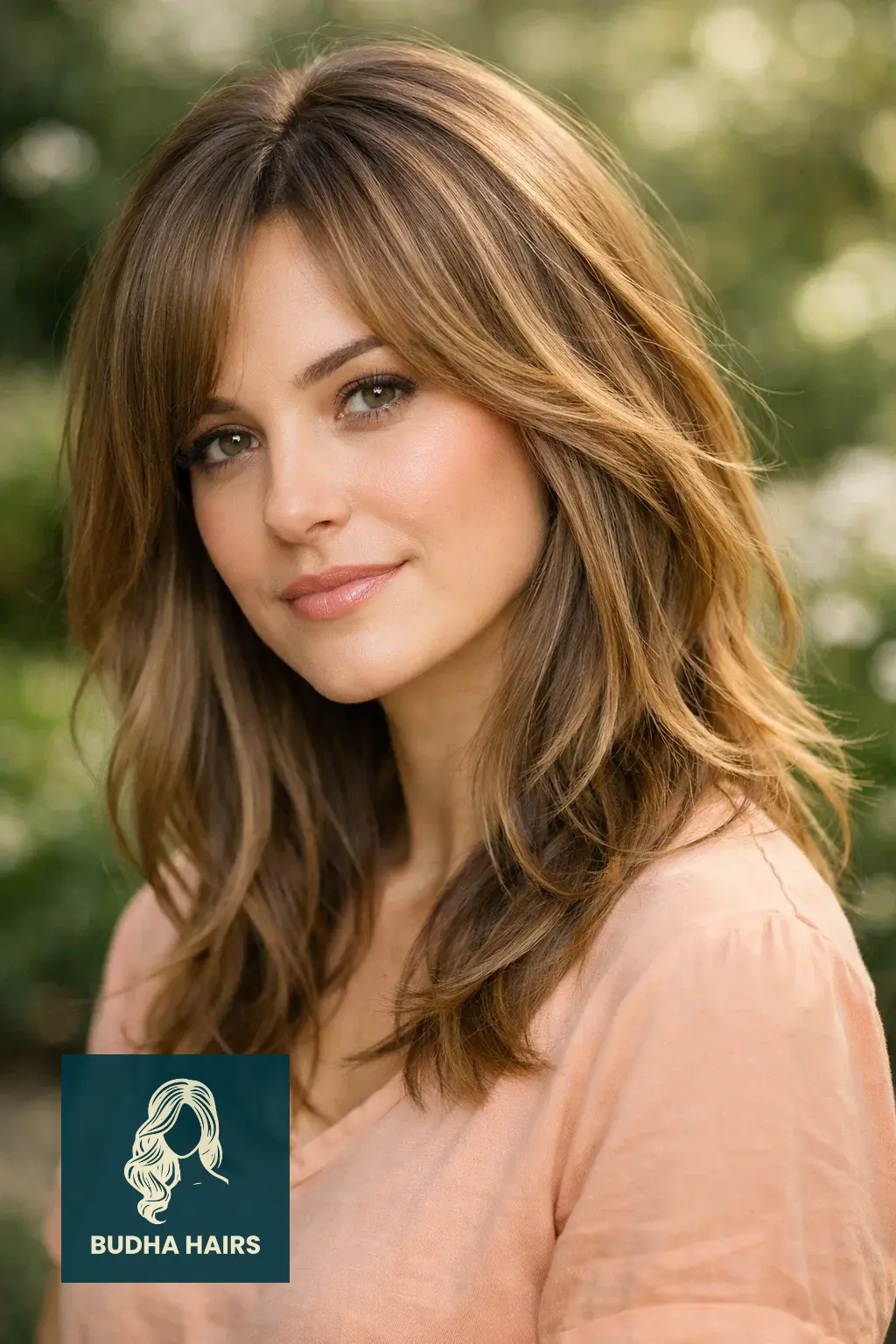 30 Warm Caramel Balayage with Honey Highlights to Try This Year 21 Soft Taupe with Honey Feathered Highlights