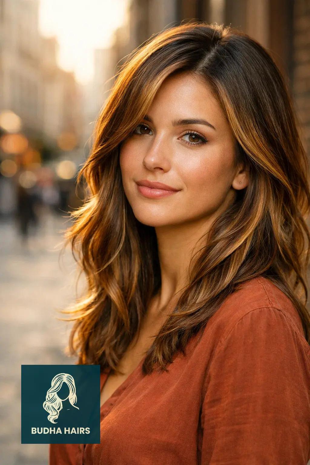 35 Best Hair Color for Brown Skin: Top Ideas for 2026 31 Spiced Amber Melt