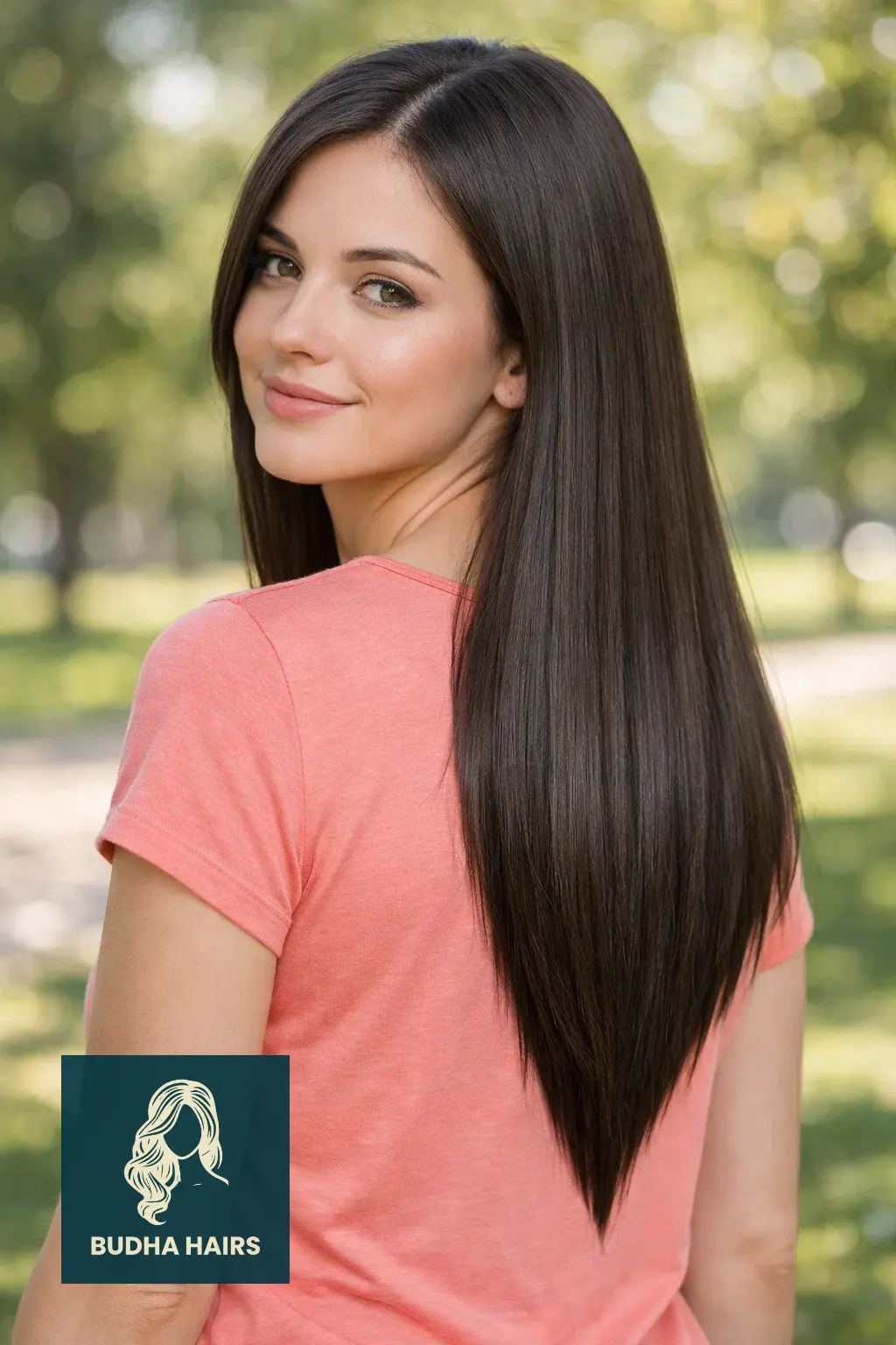 30 Straight Hairstyles That Look Sleek and Stylish 13 Straight "V-Cut" Back for Long Hair