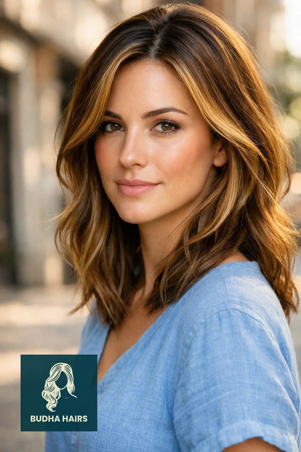 30 Warm Caramel Balayage with Honey Highlights to Try This Year 2 Sun-Kissed Toffee and Honey Face-Frame