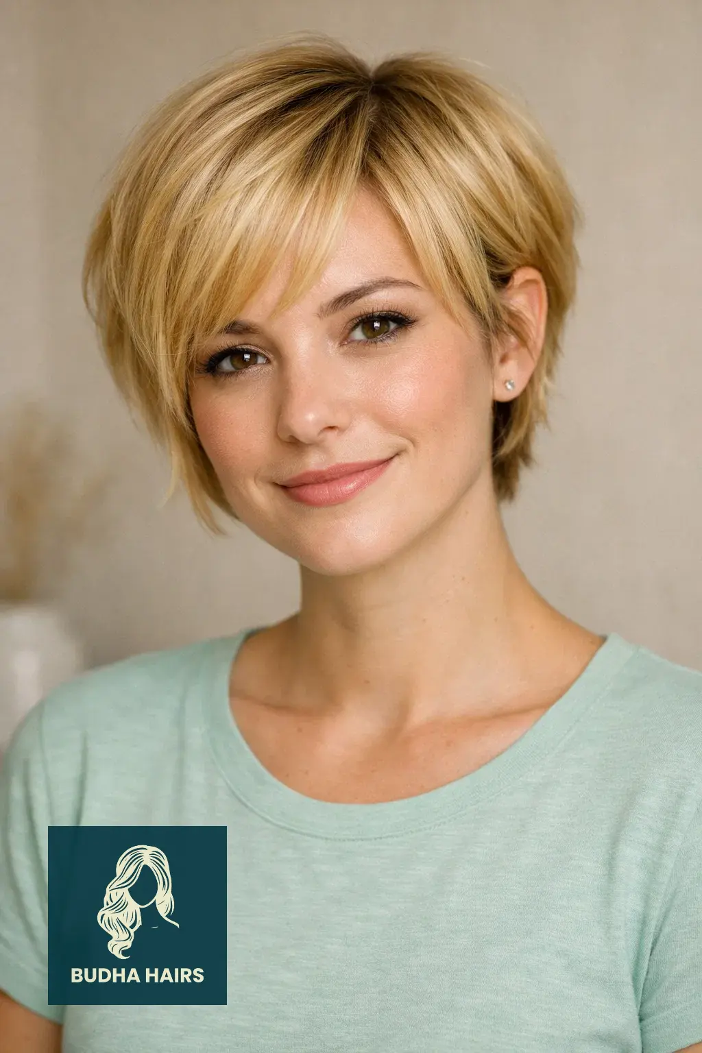 30 Blonde Bob Hairstyles That Look Fresh and Stylish 9 Sunflower Blonde "Bixie" (Pixie-Bob Hybrid)