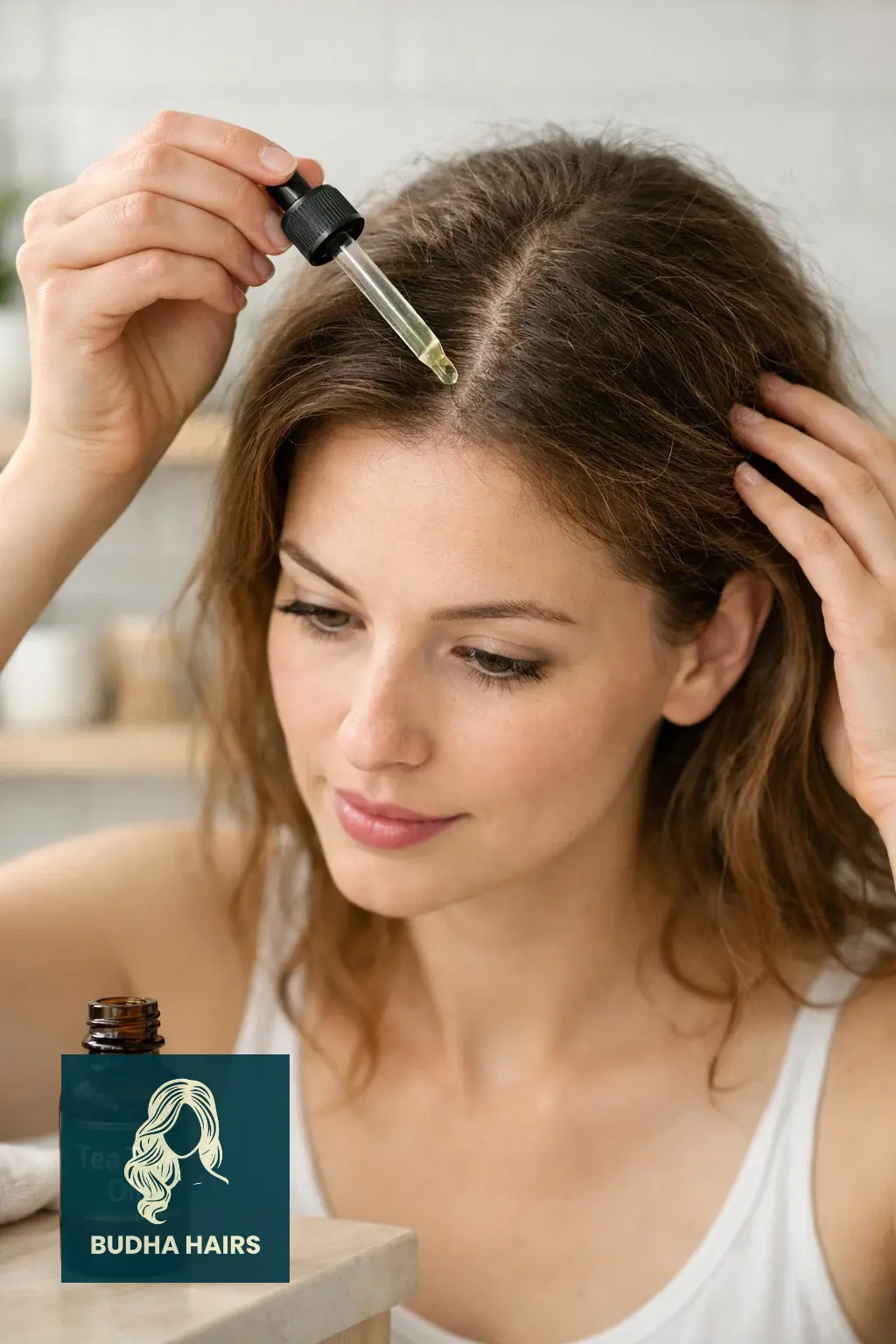 Dry Scalp During Winter: Causes, Symptoms, and Easy Solutions 2 Tea Tree Oil Solution