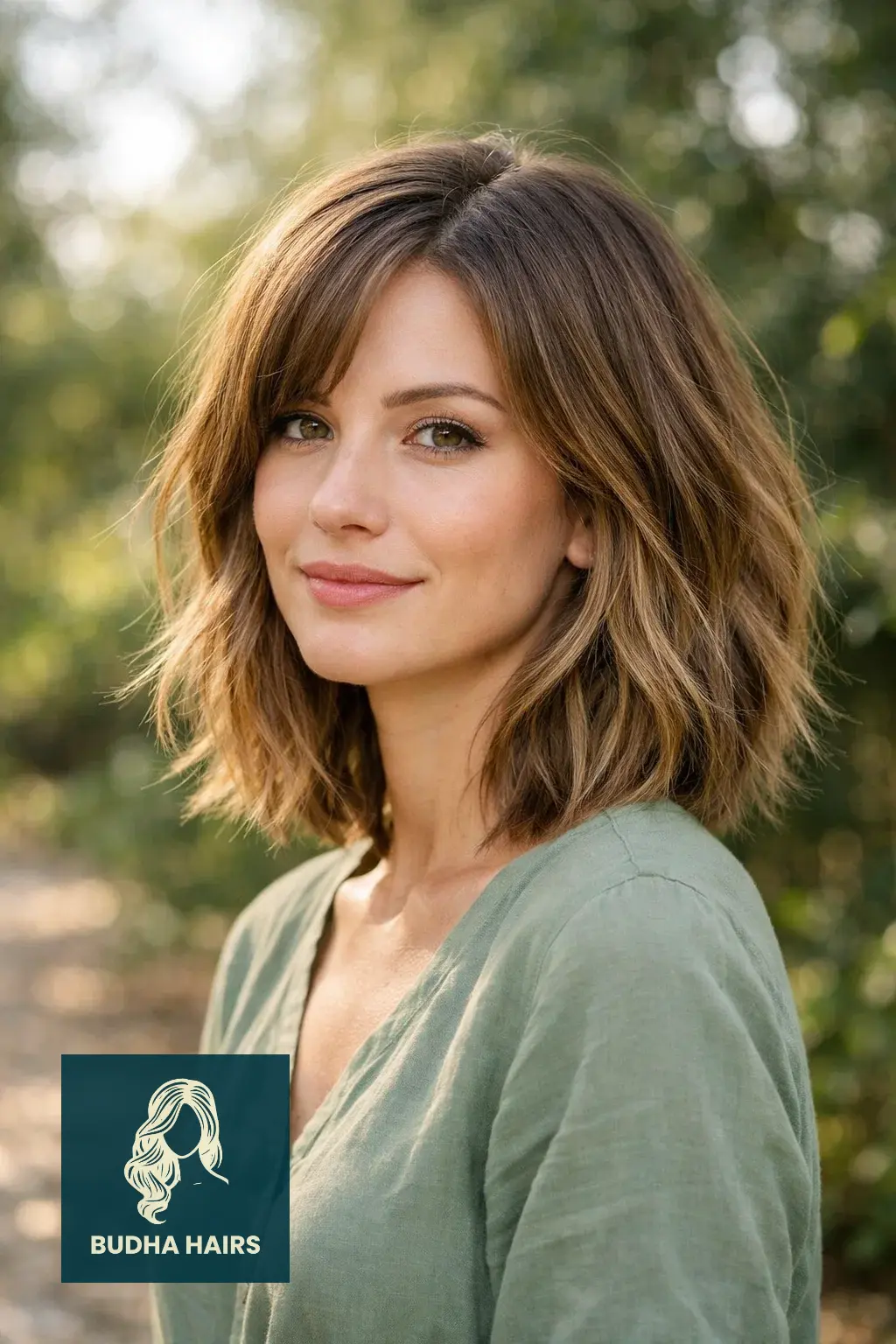 30 Cute Lob Hairstyles for Thin Hair 2 Textured Lob with Internal "Ghost" Layers