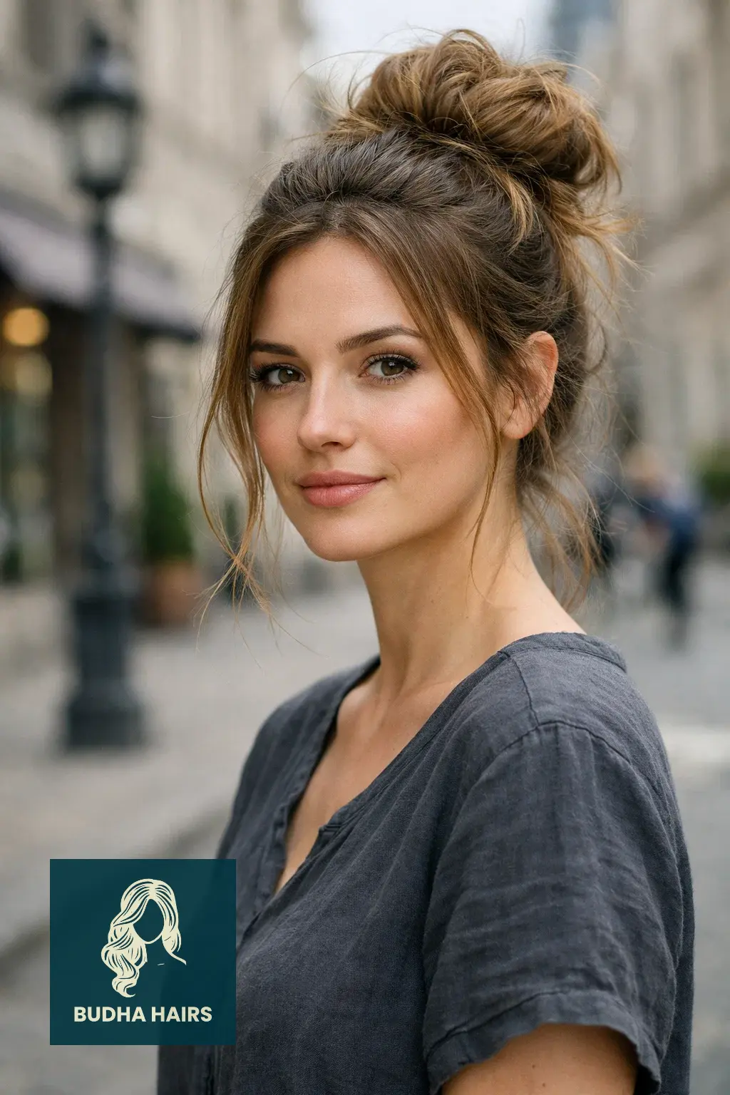 30 Stunning Prom Hairstyles for Strapless Dresses That Turn Heads 6 Textured Messy Bun