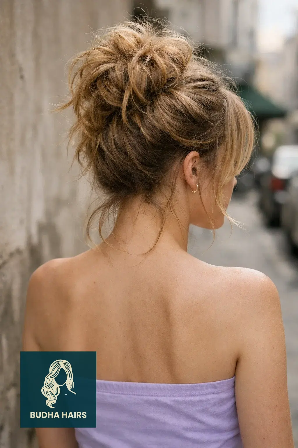 30 Stunning Prom Hairstyles for Strapless Dresses That Turn Heads 22 The 90s Messy Updo