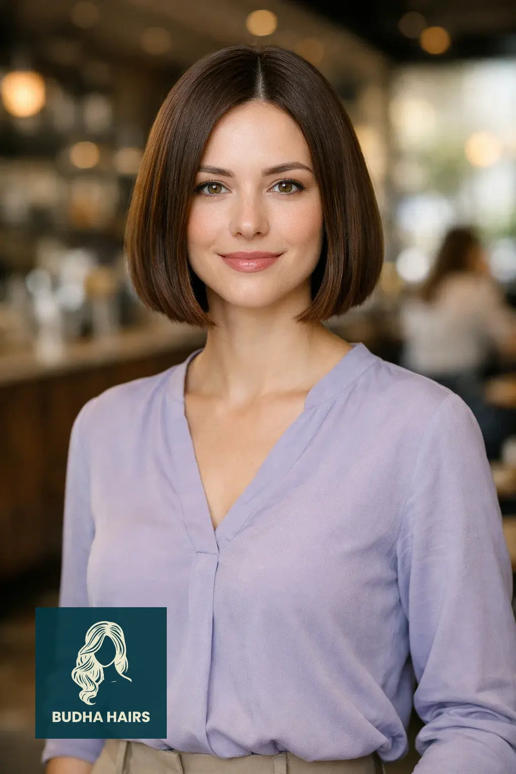 30 Best Bob Hairstyles for Round Face: Slimming Ideas 2026 5 The "A-Line" Bob with No Bangs