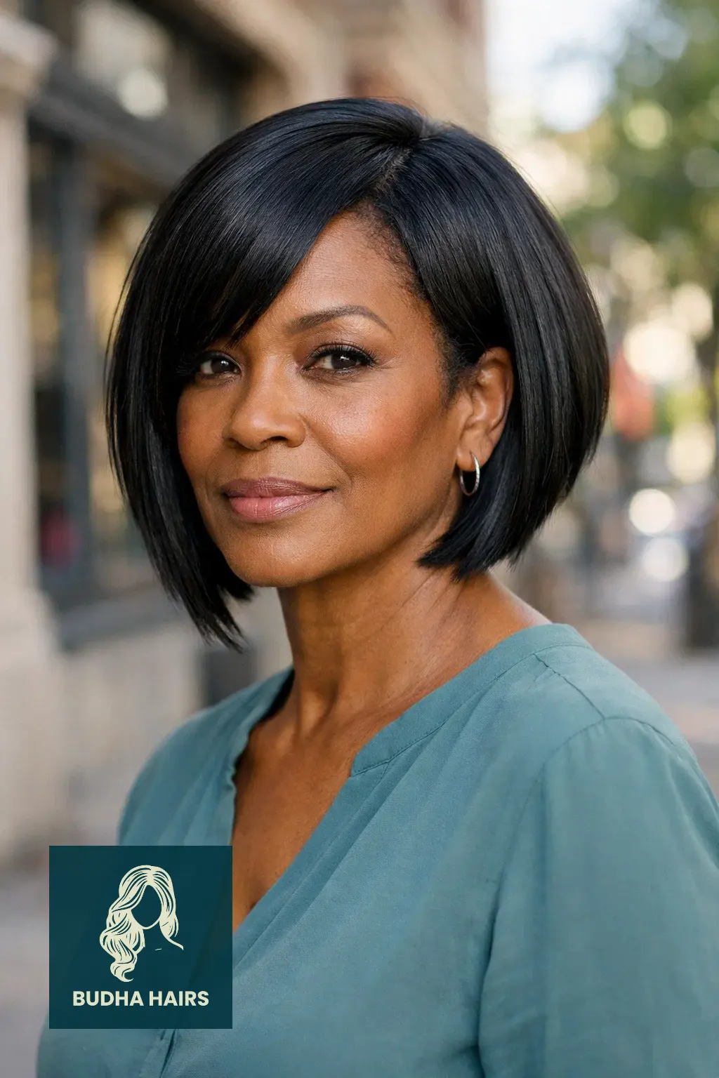 35 Beautiful Weave Hairstyles for Older Black Women That Look Timeless 26 The A-Line Bob