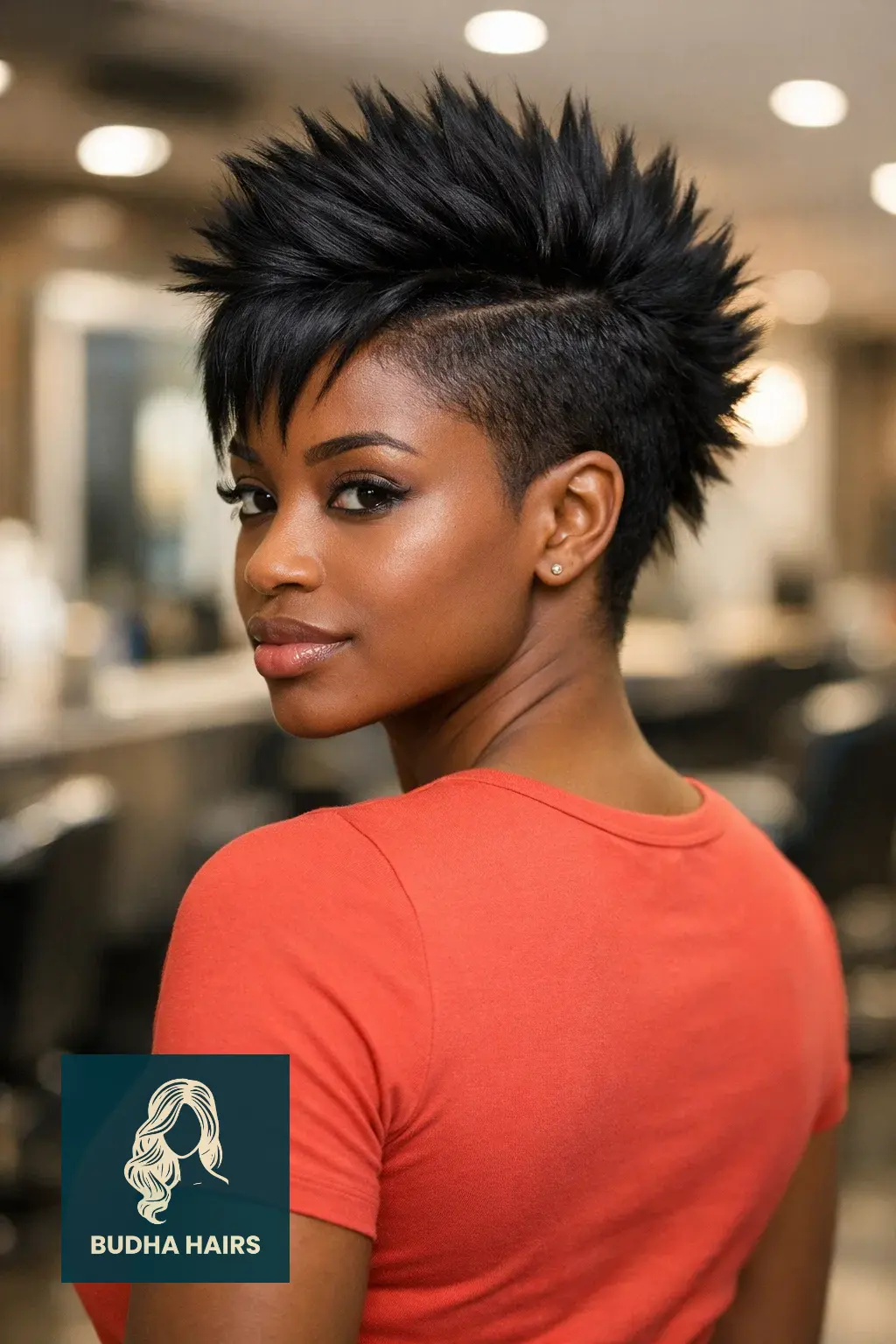 30 Pixie Hairstyles for Black Women That Look Stunning 4 The Architectural Mohawk Pixie