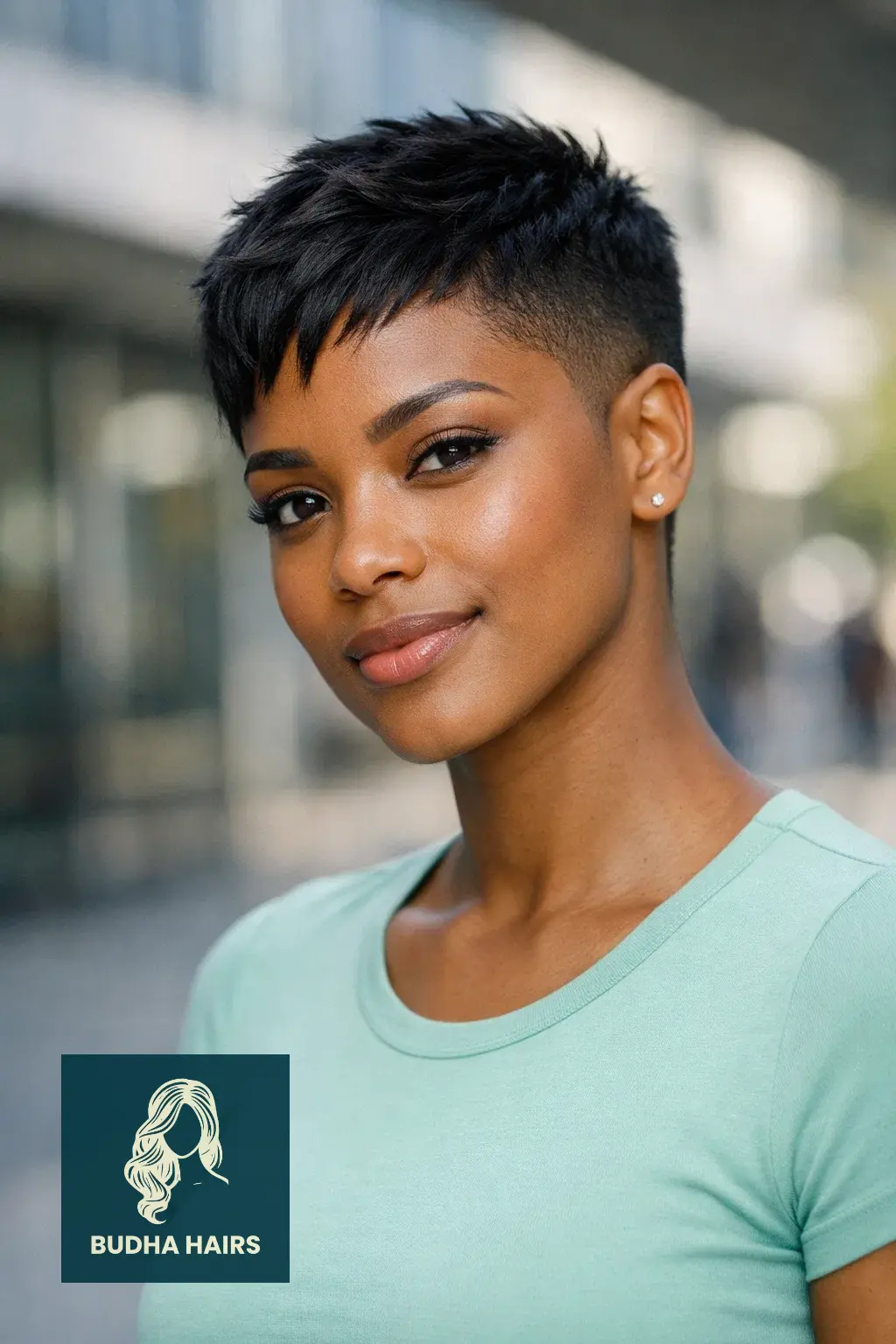 30 Pixie Hairstyles for Black Women That Look Stunning 13 The "Boyish" Pixie with Temple Fade