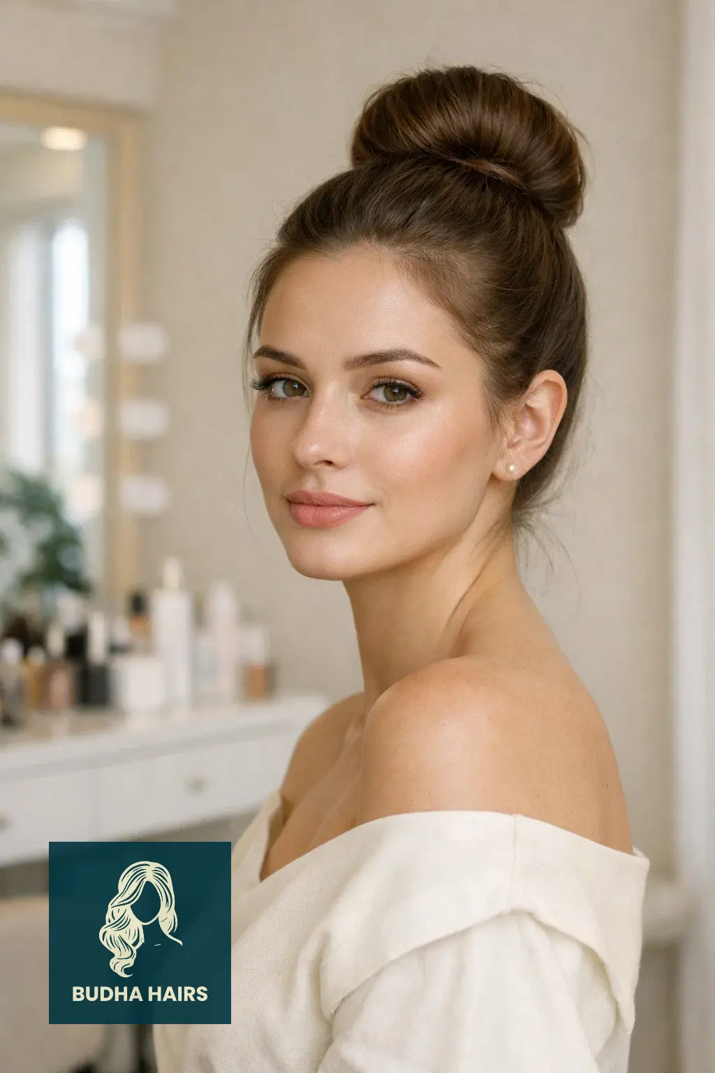 30 Stunning Prom Hairstyles for Strapless Dresses That Turn Heads 2 The Classic High Bun