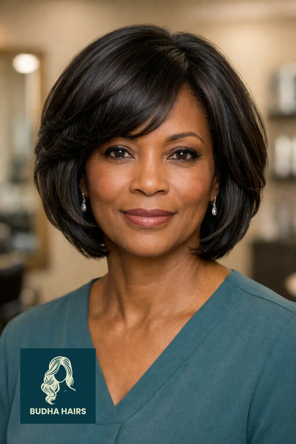 35 Beautiful Weave Hairstyles for Older Black Women That Look Timeless 1 The Classic Layered Bob