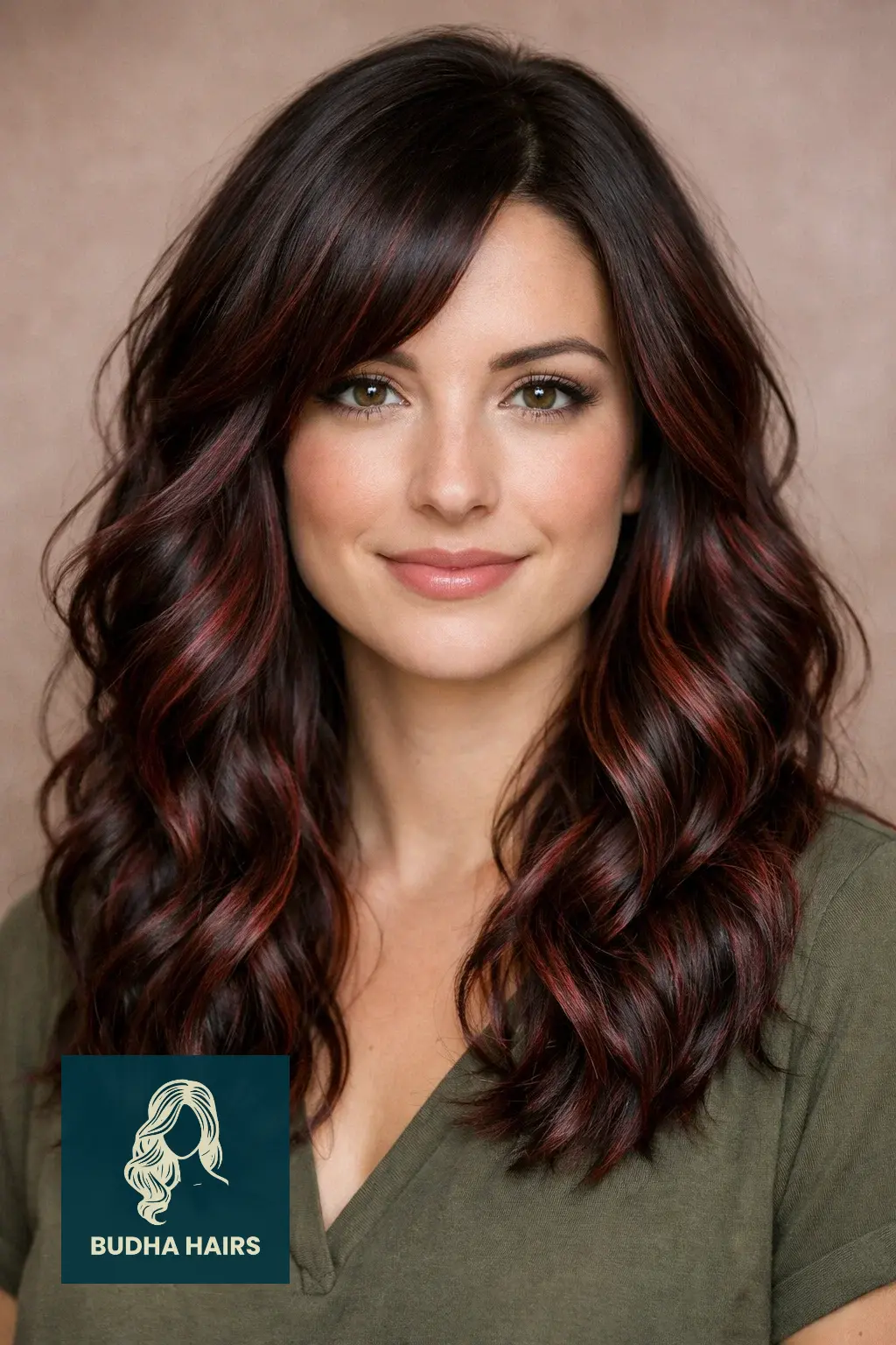 30 Best Cherry Cola Balayage Ideas for a Bold Look 2026 1 The "Fizz and Flare" Deep Cocoa Base