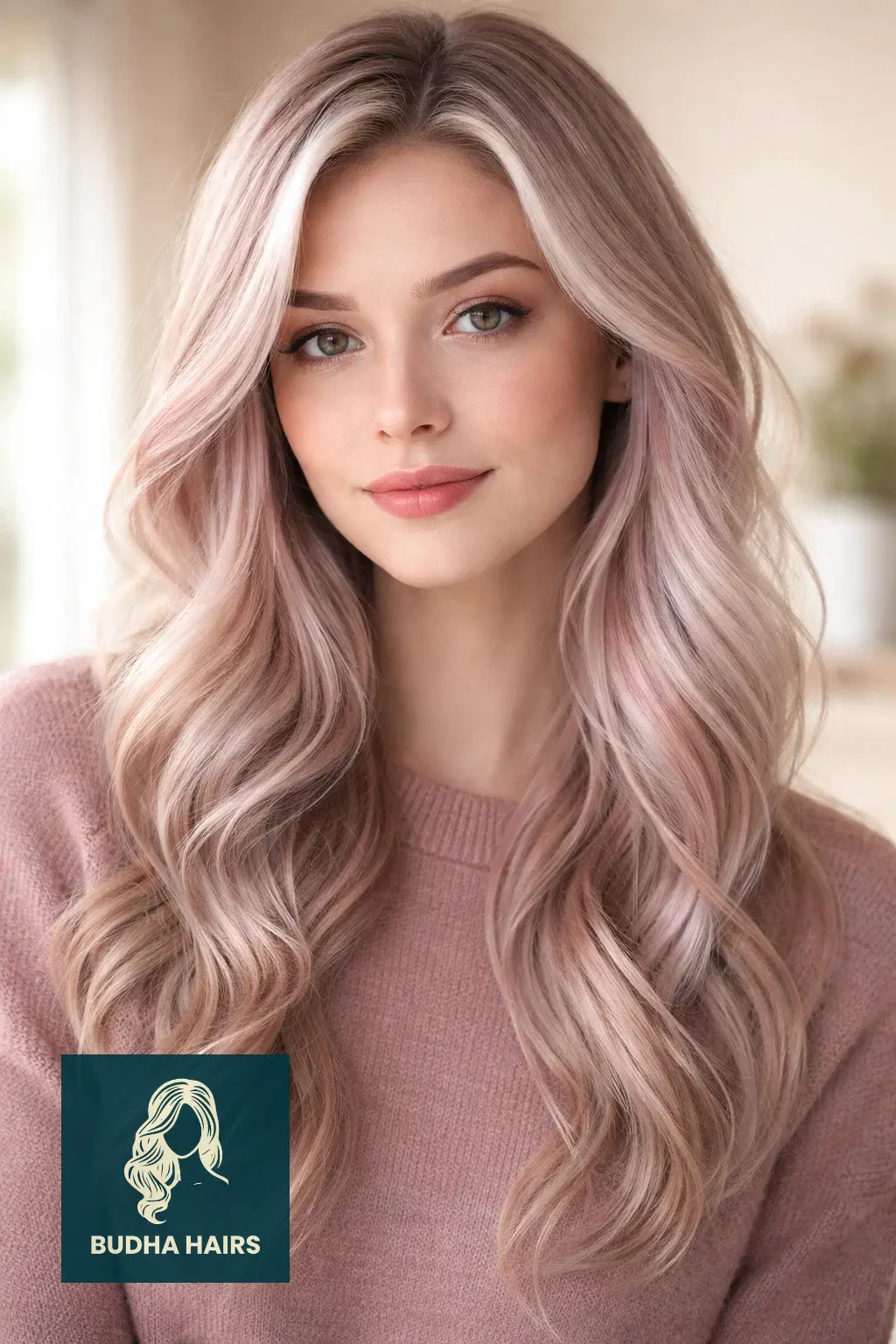 30 Best Winter Highlights for Blondes for an Arctic Glow 16 The "Frozen Petal" Iridescent Highlight