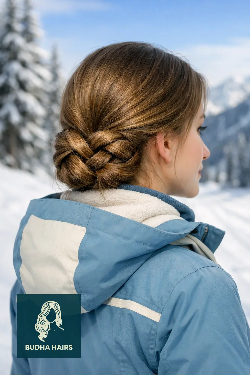 30 Best Skiing Hairstyles to Wear Under a Helmet for 2026 14 The "Infinity" Low Loo