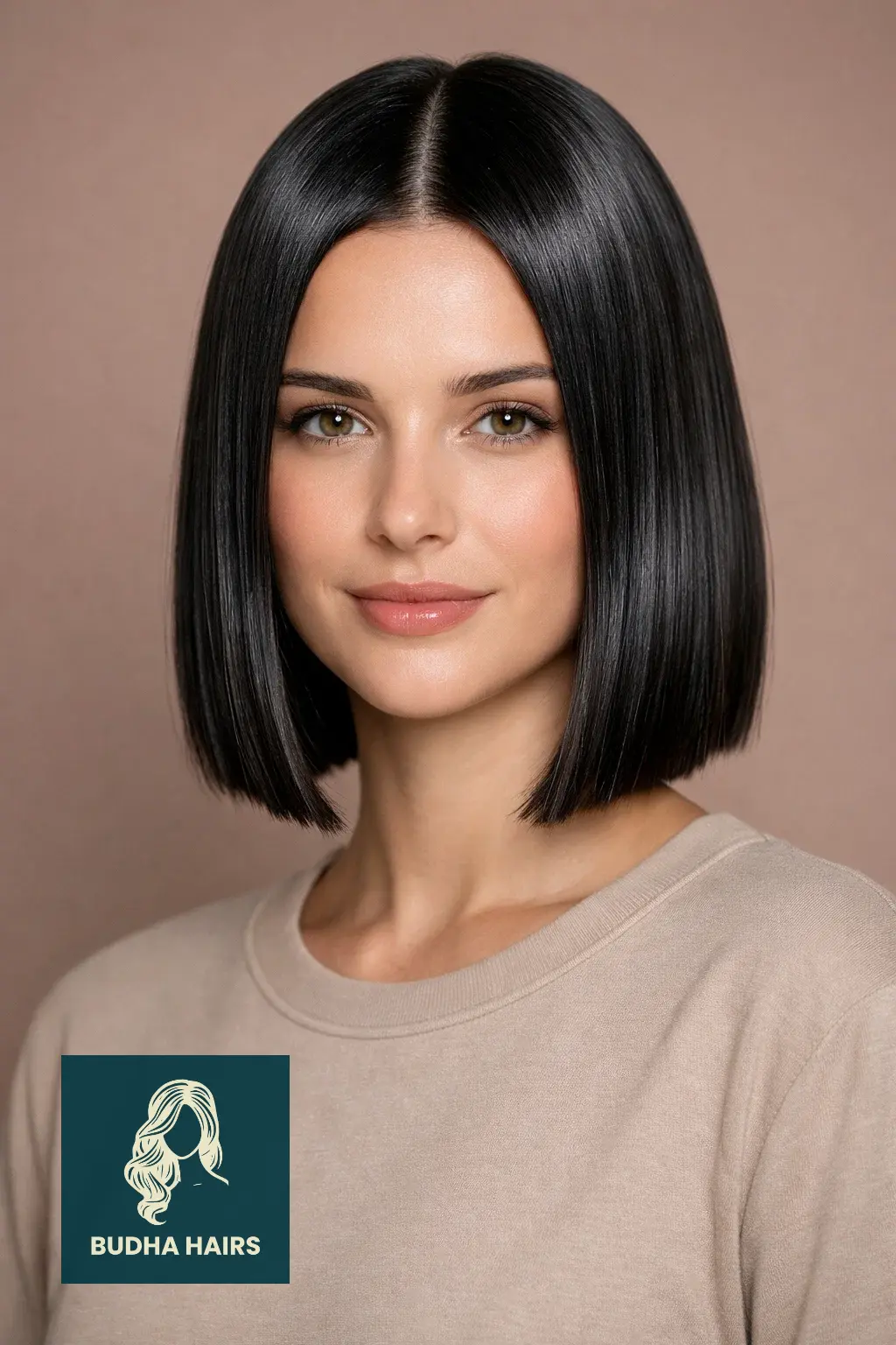 30 Straight Hairstyles That Look Sleek and Stylish 1 The "Liquid" Glass Bob