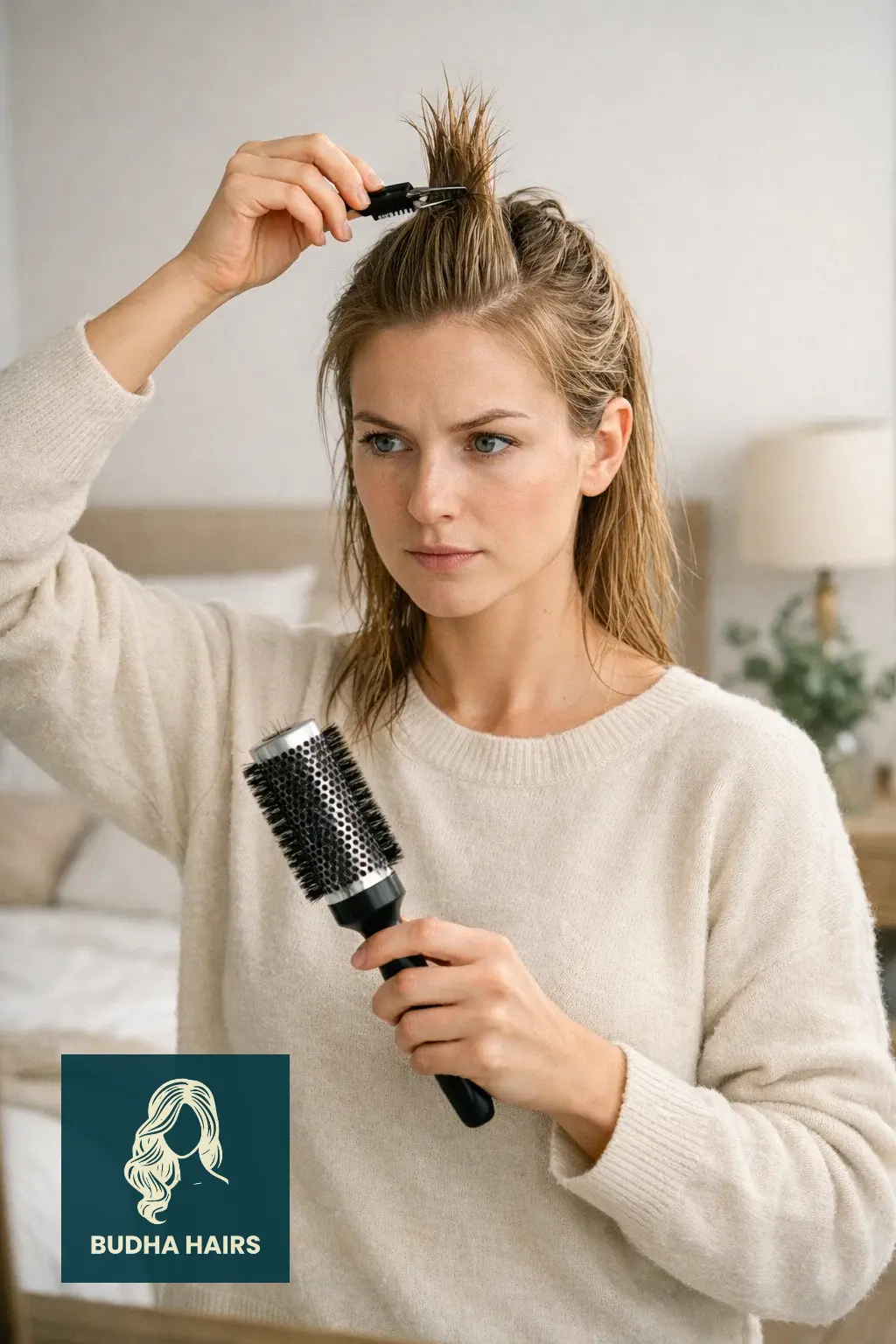 How to Blow Dry Thin Fine Hair for Volume: The Ultimate Lift Guide 4 The "Mohawk" Sectioning Strategy