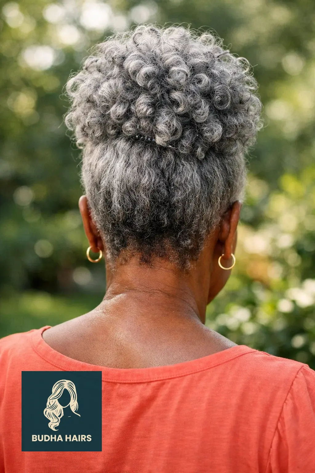 30 Stunning Hairstyles for Older Black Women with Gray Hair You’ll Love 12 The "Pineapple" Updo for Short Naturals