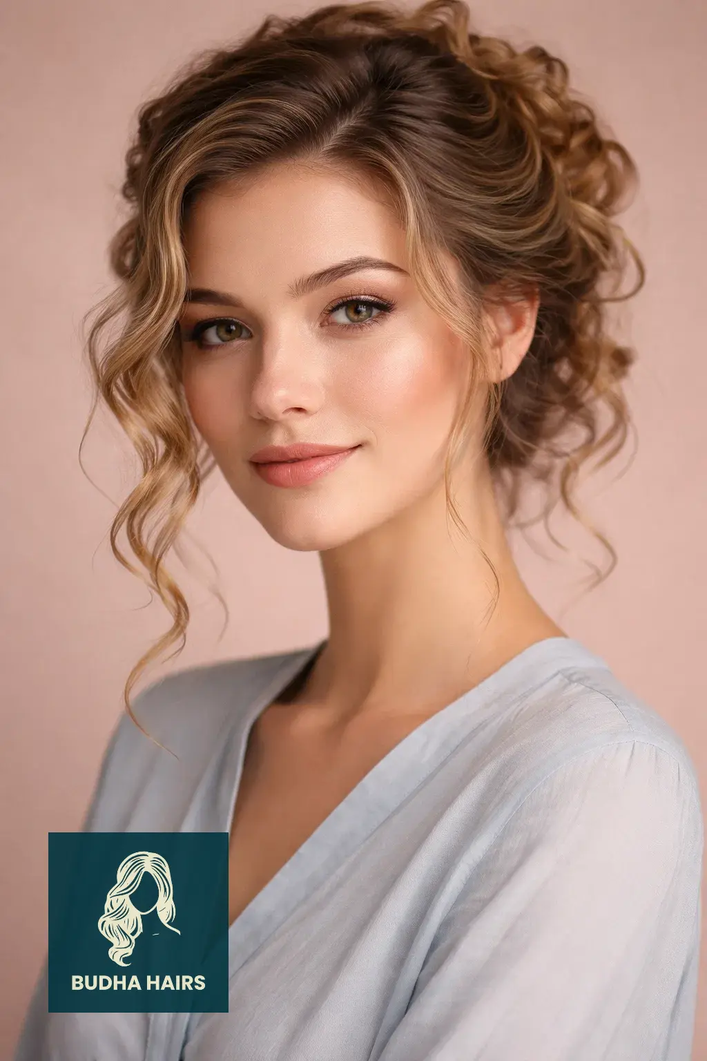 25 Chic Elegant Curly Hairstyles to Elevate Your Look 1 The Romantic Curly Updo