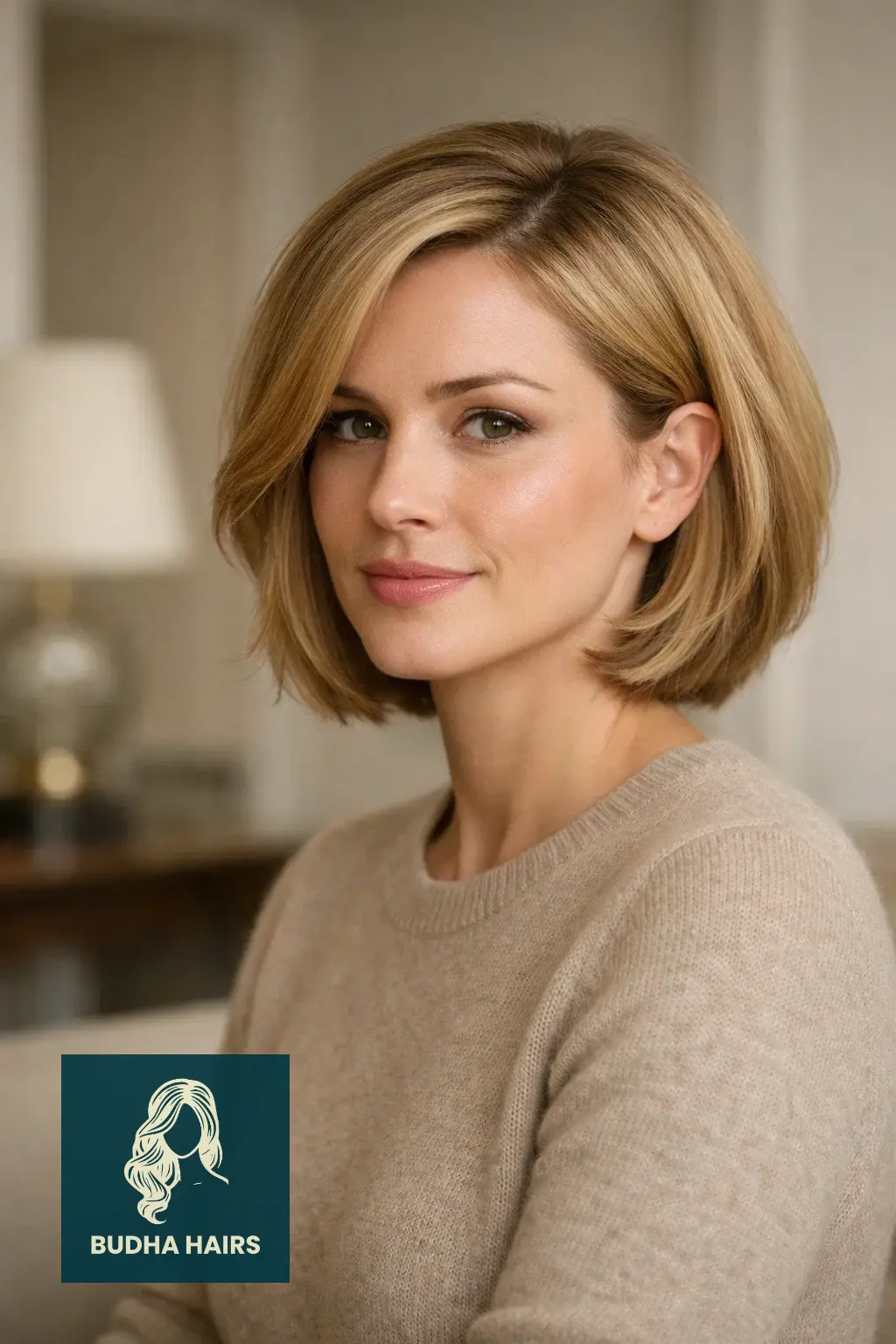30 Blonde Bob Hairstyles That Look Fresh and Stylish 3 The Sandy Blonde "Old Money" Bob