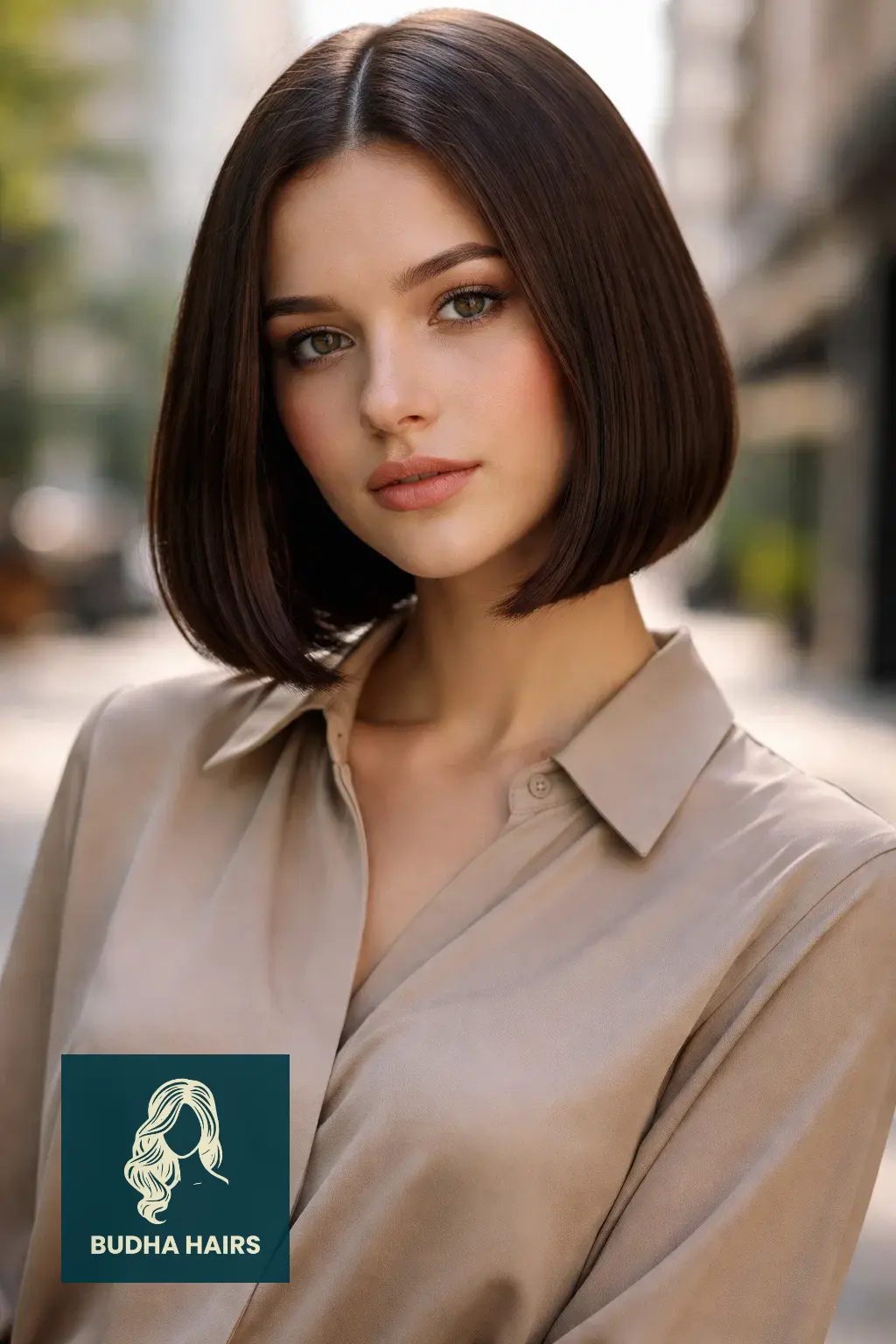 25 Best Brown Bob Hairstyles: Trendy Brunette Ideas for 2026 1 The Sleek Chocolate Glass Bob