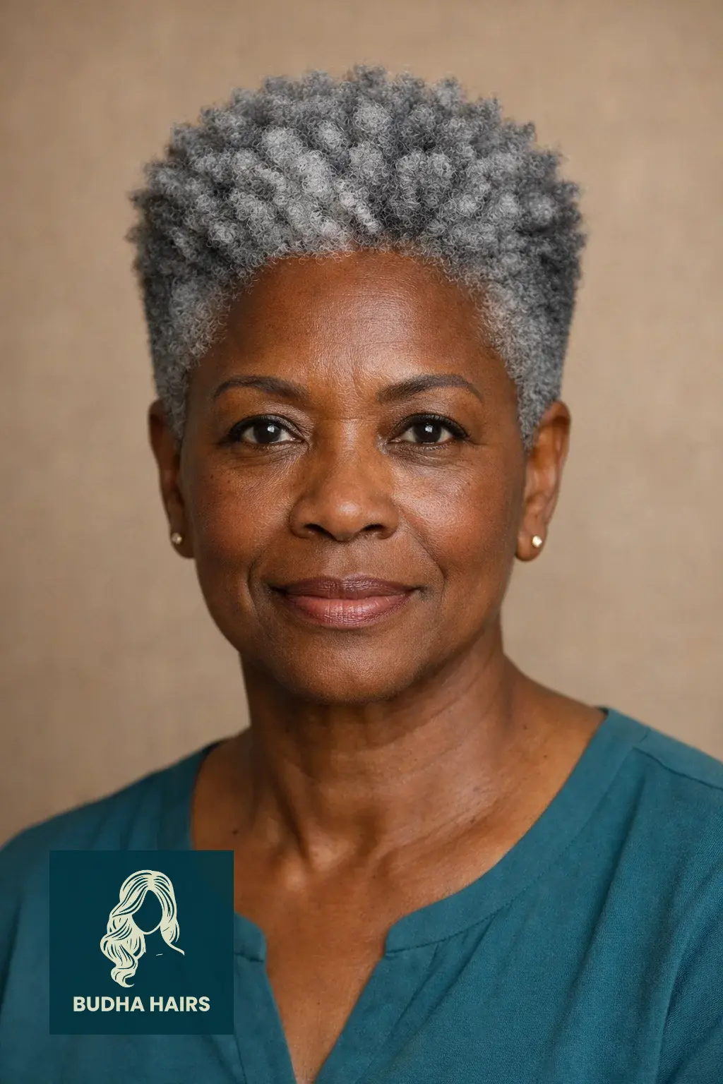 30 Stunning Hairstyles for Older Black Women with Gray Hair You’ll Love 1 The Tapered TWA (Teeny Weeny Afro)