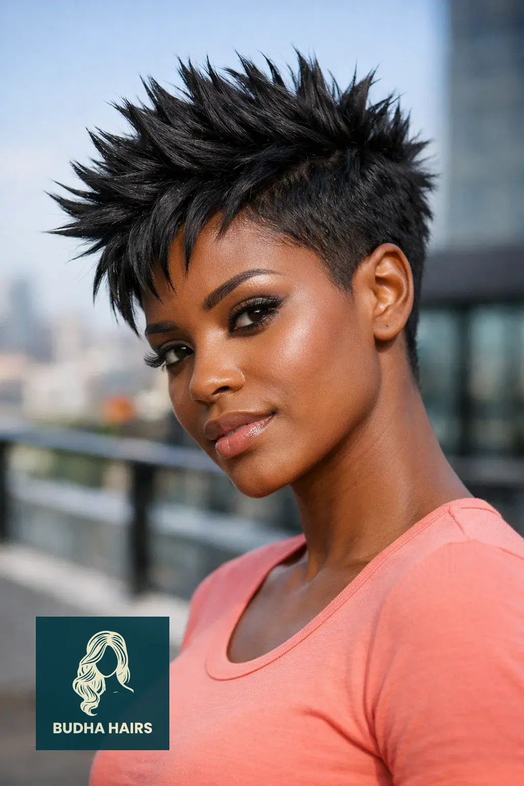 30 Pixie Hairstyles for Black Women That Look Stunning 27 The "Textured Spikes" Power Cut