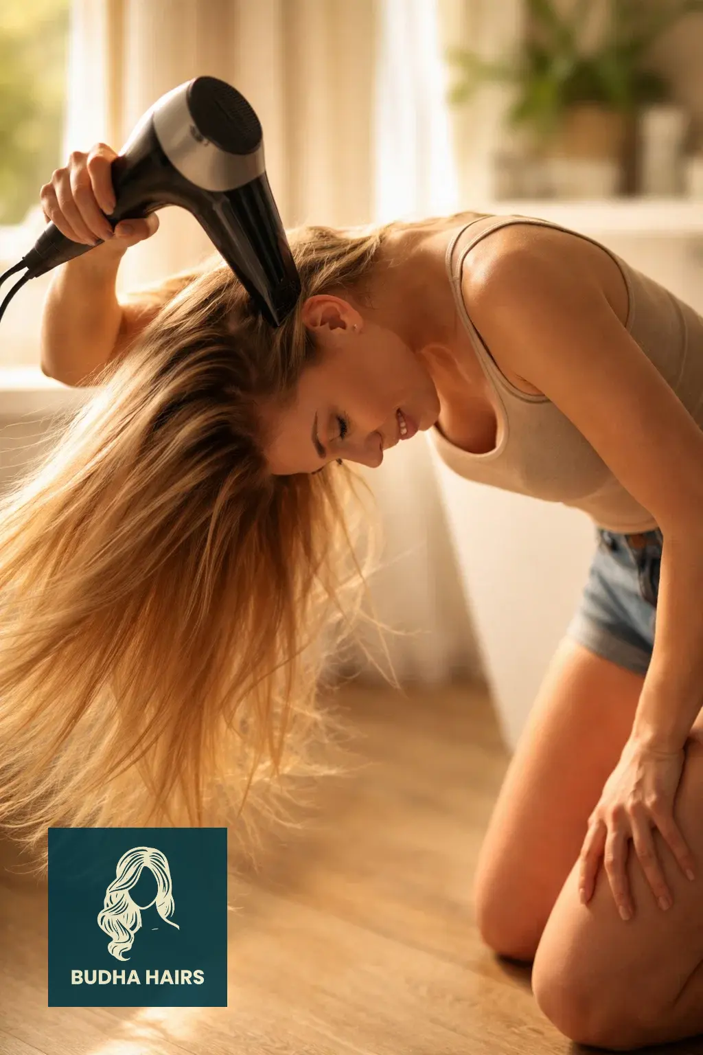 Hair Routine for Thin Straight Hair: The Ultimate Volume Guide 6 The "Upside Down" Blow Dry
