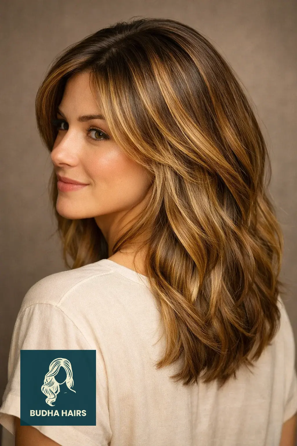 30 Warm Caramel Balayage with Honey Highlights to Try This Year 15 Toasted Almond with Honey Foilyage