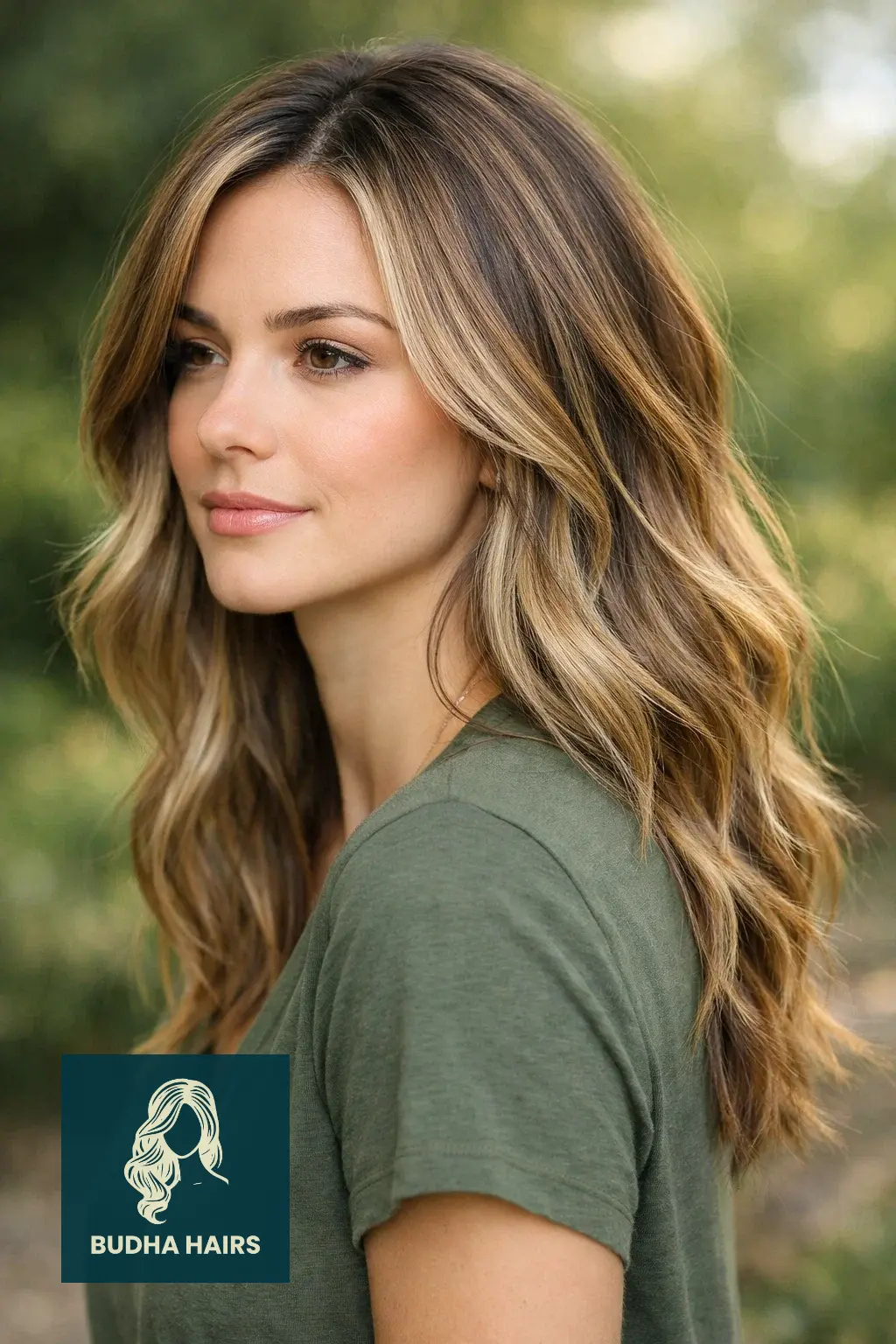 25 Must-Try Honey Blonde Balayage on Dark Hair Styles 21 Toasted Coconut (Cool and Warm Mix)