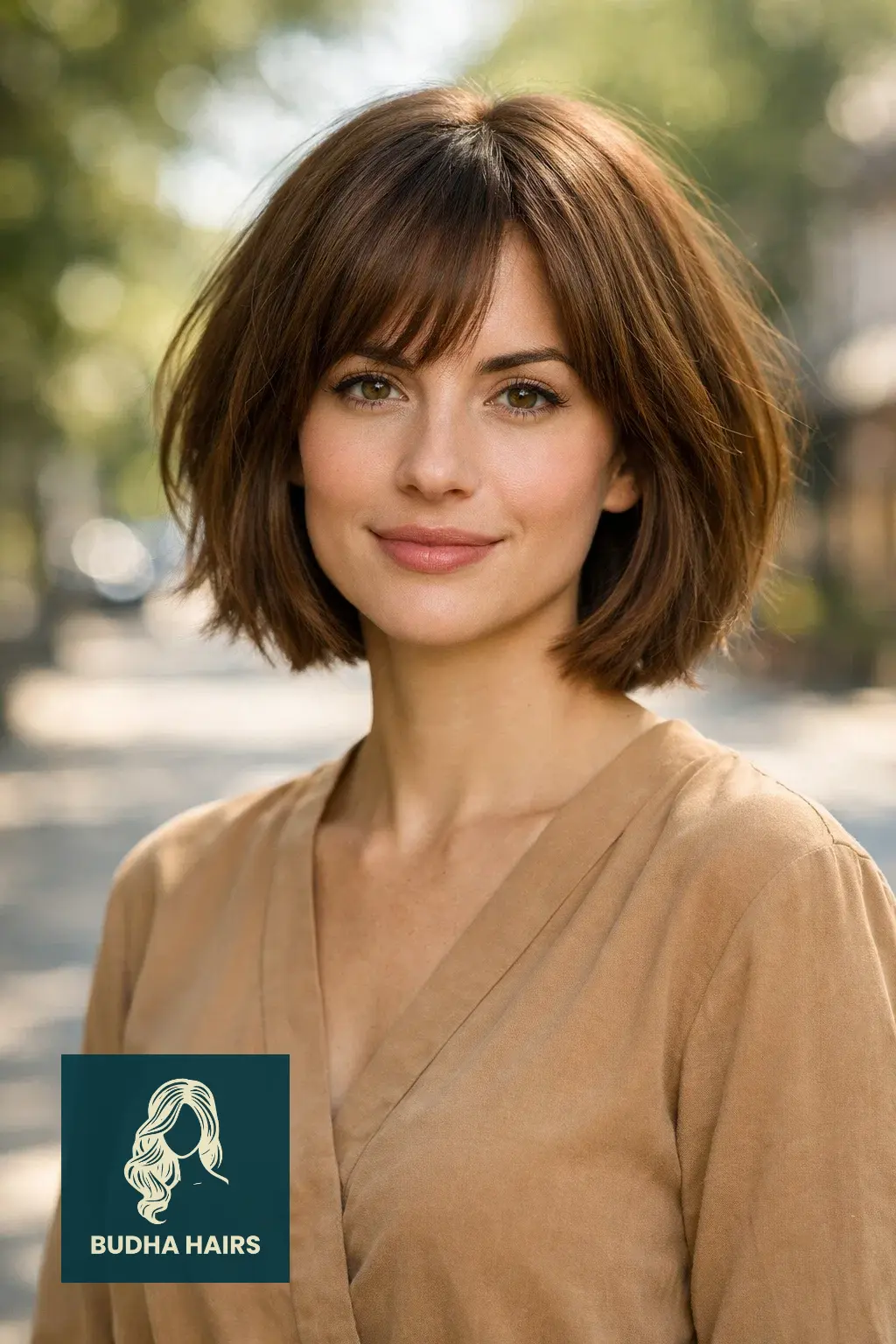 25 Best Brown Bob Hairstyles: Trendy Brunette Ideas for 2026 17 Toffee Brown Bob with Tousled Texture