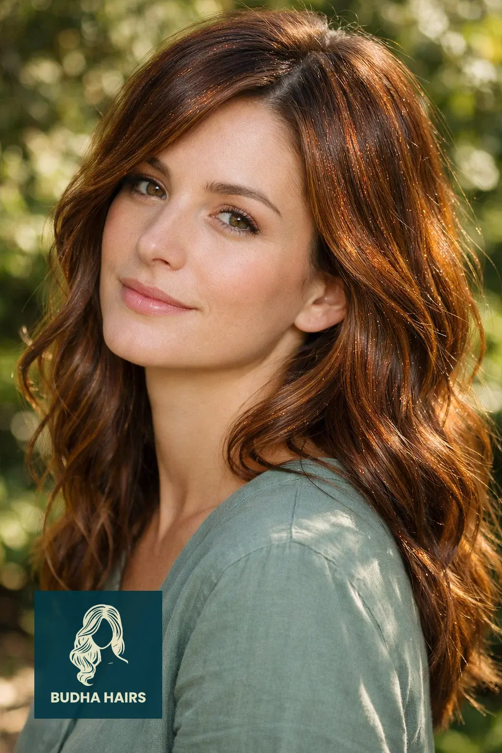 30 Best Red Copper Balayage Ideas for a High-Fashion Look 26 Toffee Brown with Copper "Tinsel" Highlights