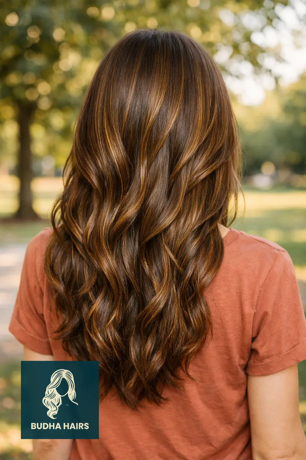 30 Best Honey Brown Balayage Ideas for an Expensive Look 26 Toffee Brown with Honey "Tinsel" Highlights