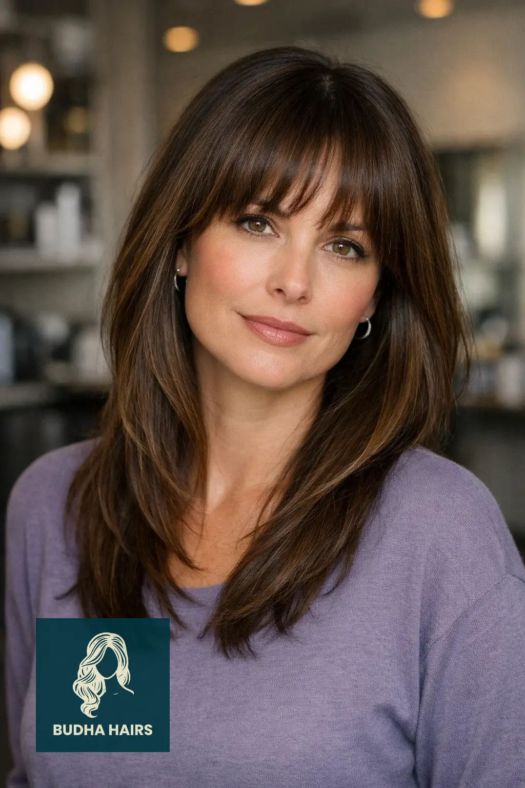25 Bangs for Older Women with Long Hair That Look Youthful 11 Trendy Bottleneck Bangs